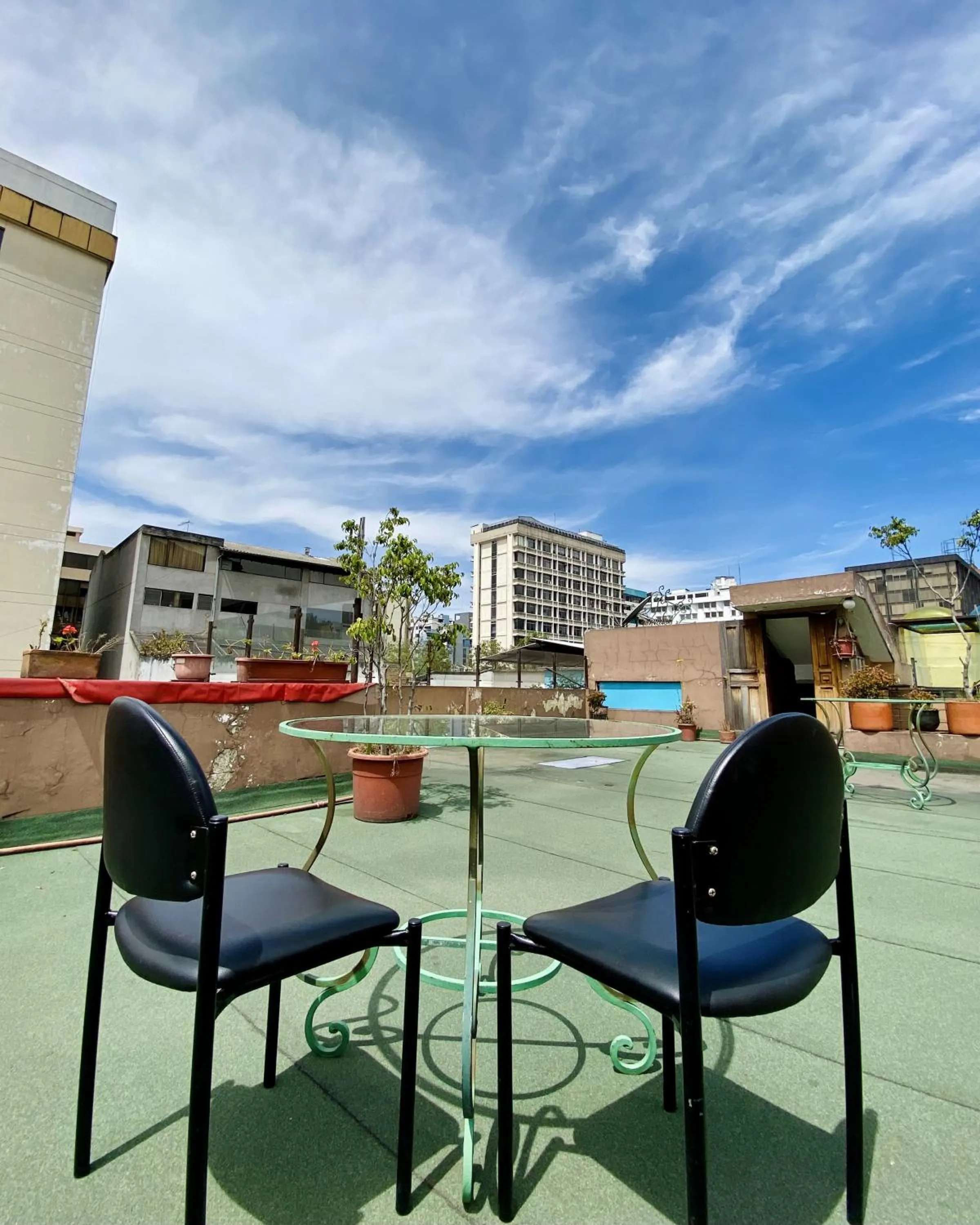 Patio in Hotel Casa Franciscana