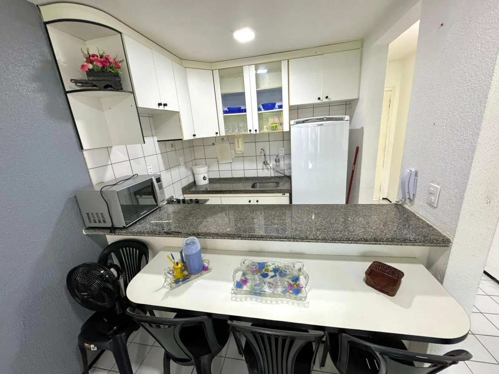 Kitchen or kitchenette in Village Cartier Beach