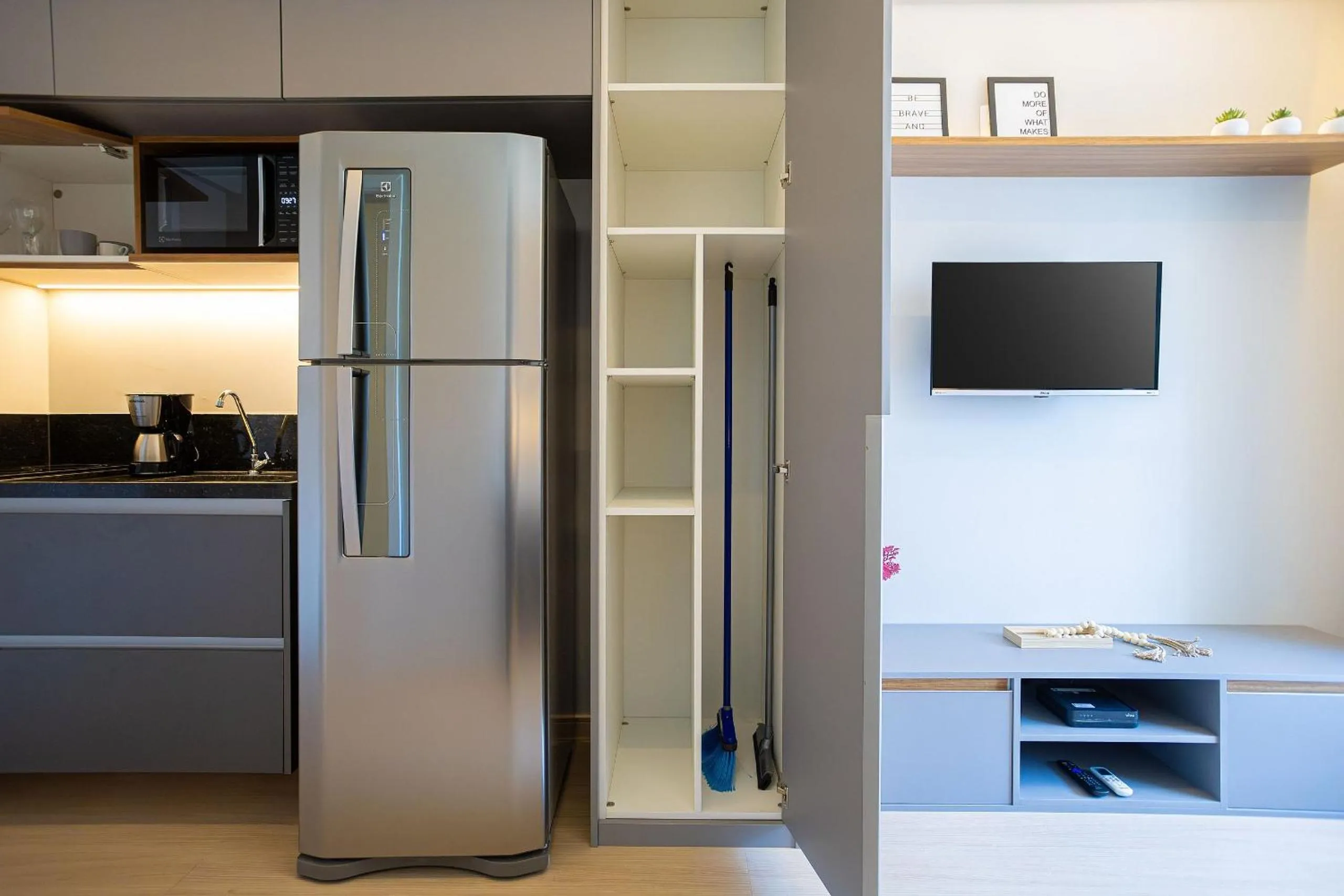 Kitchen or kitchenette in Nex One Ministro Ferreira Alves