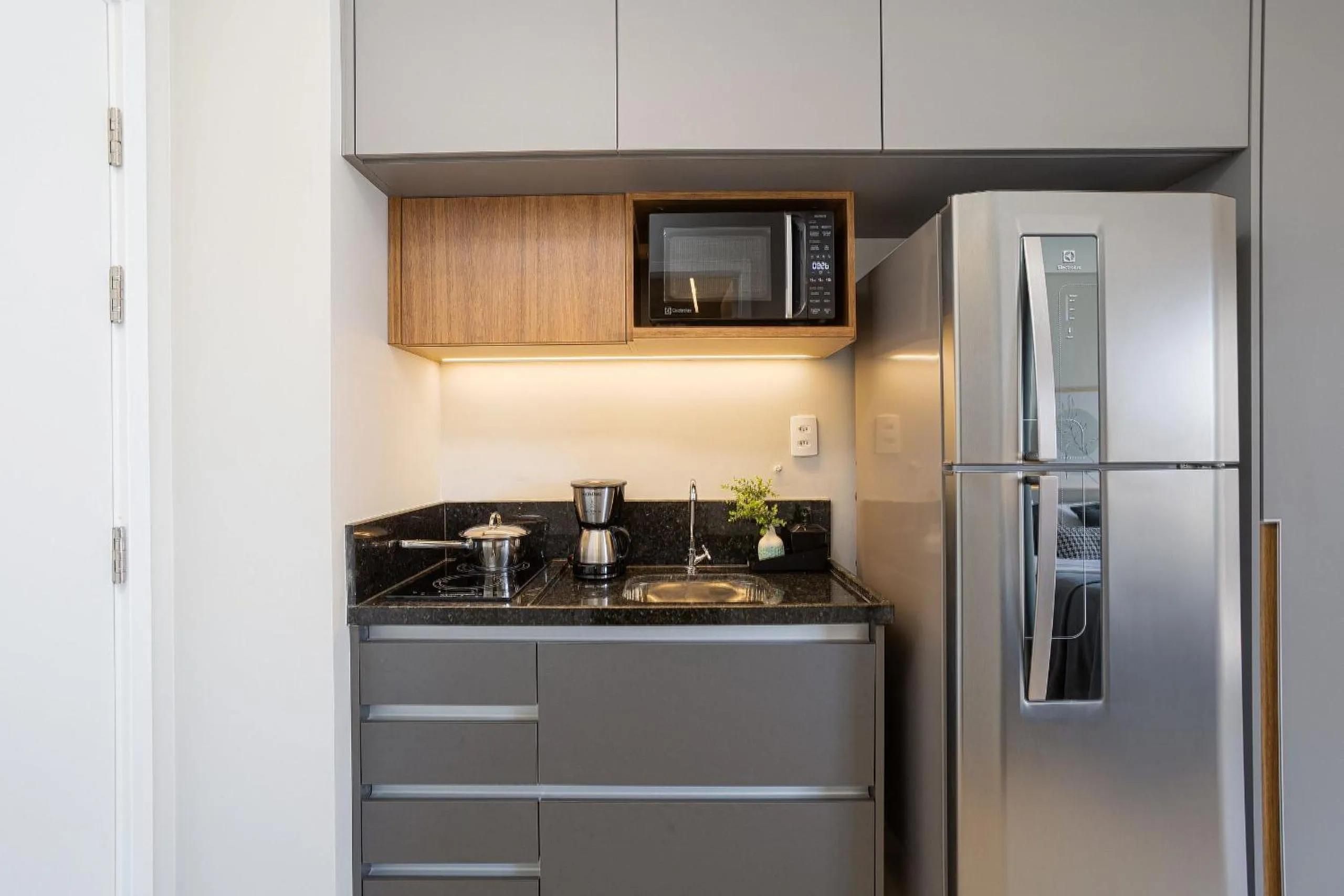 Kitchen or kitchenette in Nex One Ministro Ferreira Alves