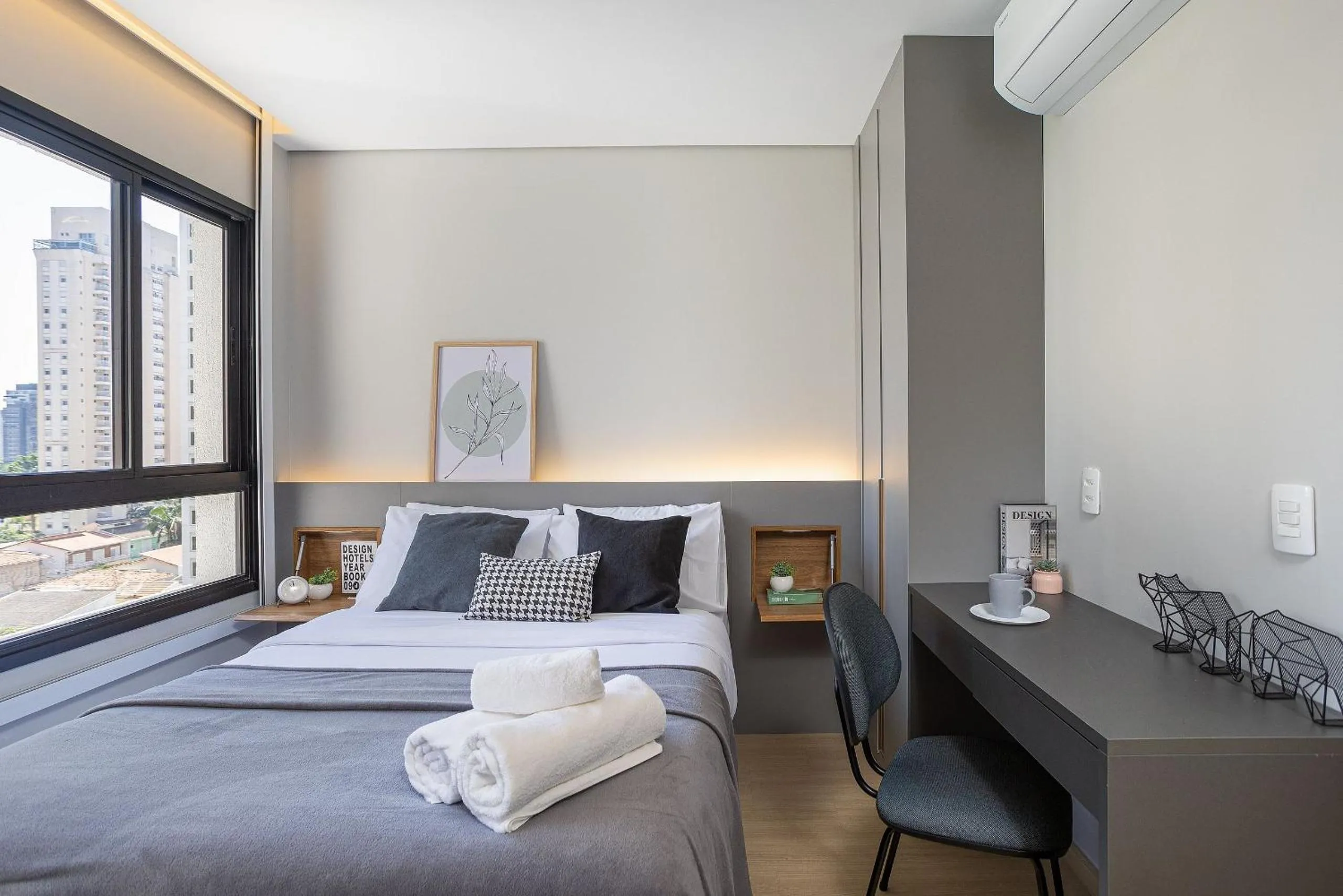 Bedroom, Bed in Nex One Ministro Ferreira Alves