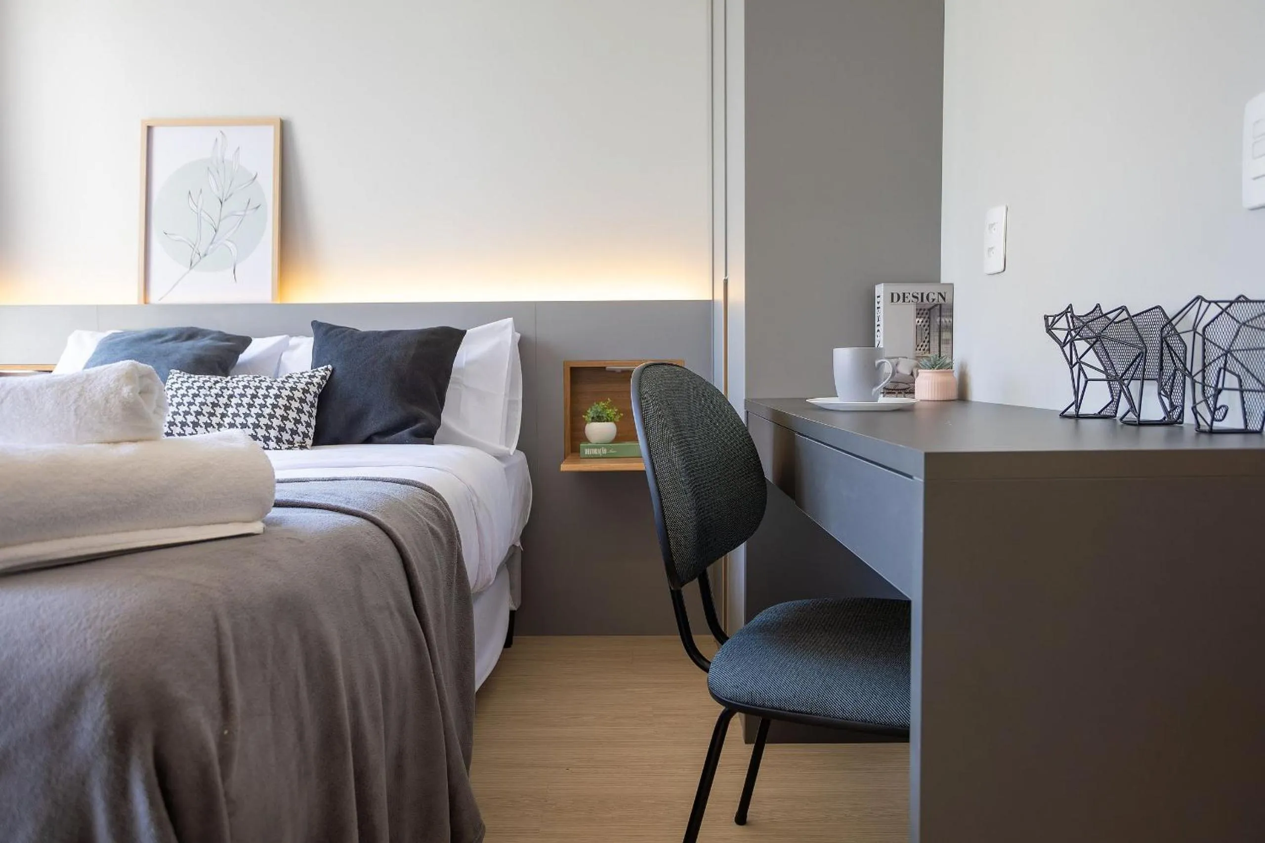 Bedroom, Bed in Nex One Ministro Ferreira Alves