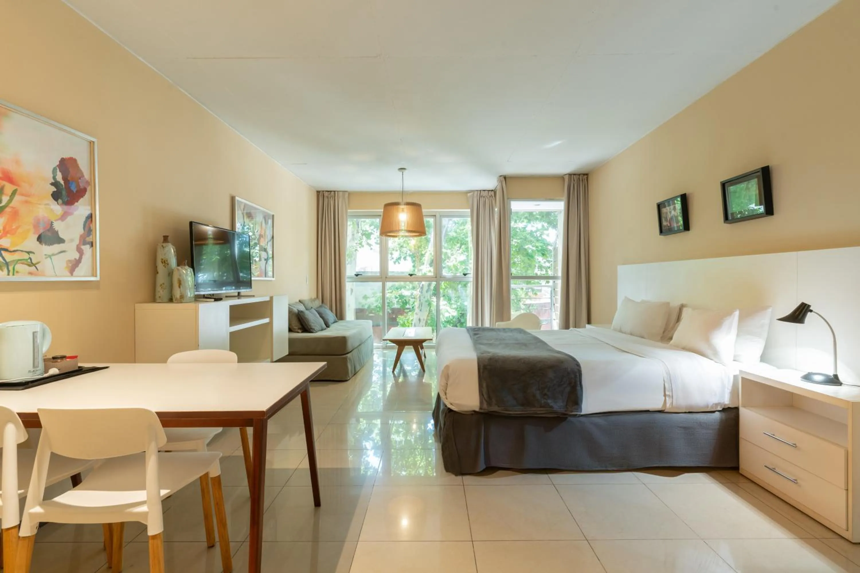 Bed in Feel Buenos Aires Apartments