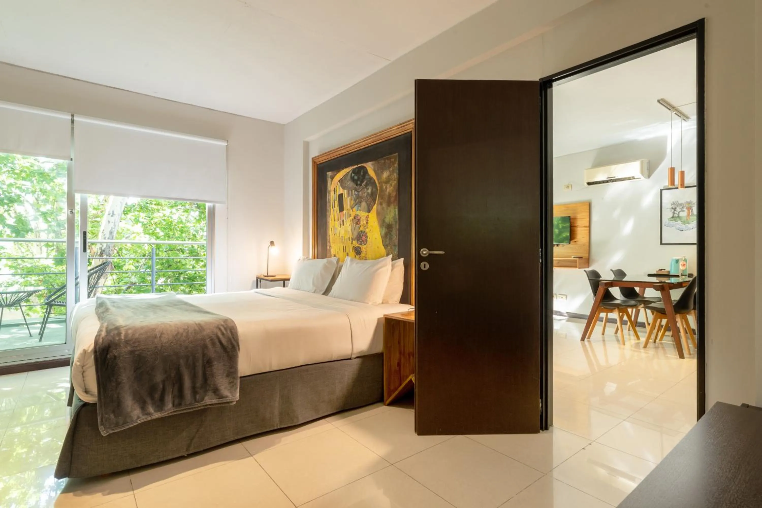 Bed in Feel Buenos Aires Apartments