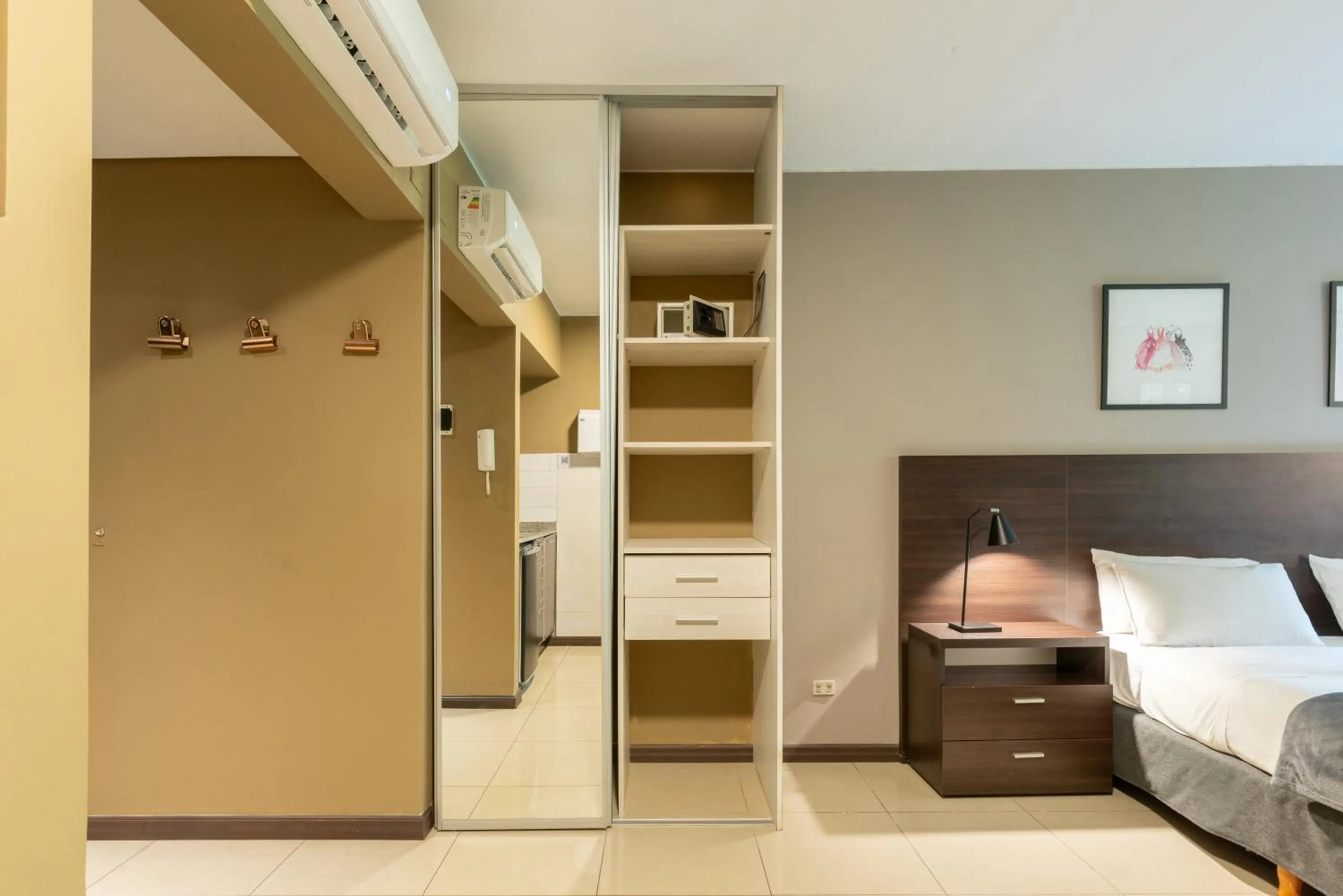 Bed in Feel Buenos Aires Apartments