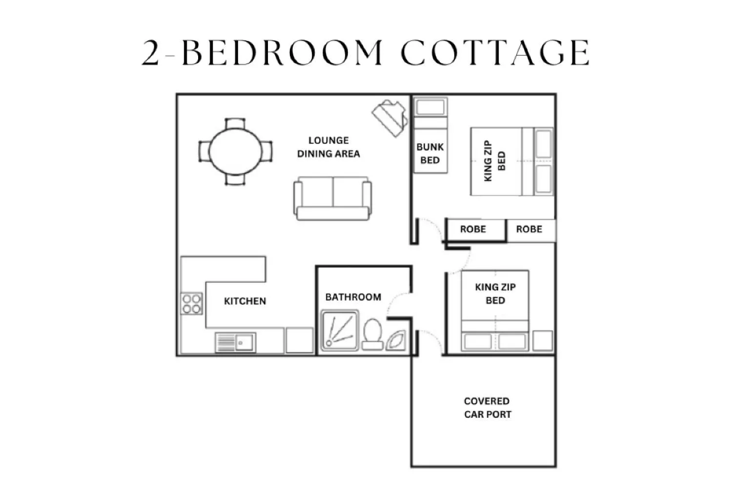 Floor plan in Noosa North Shore Retreat