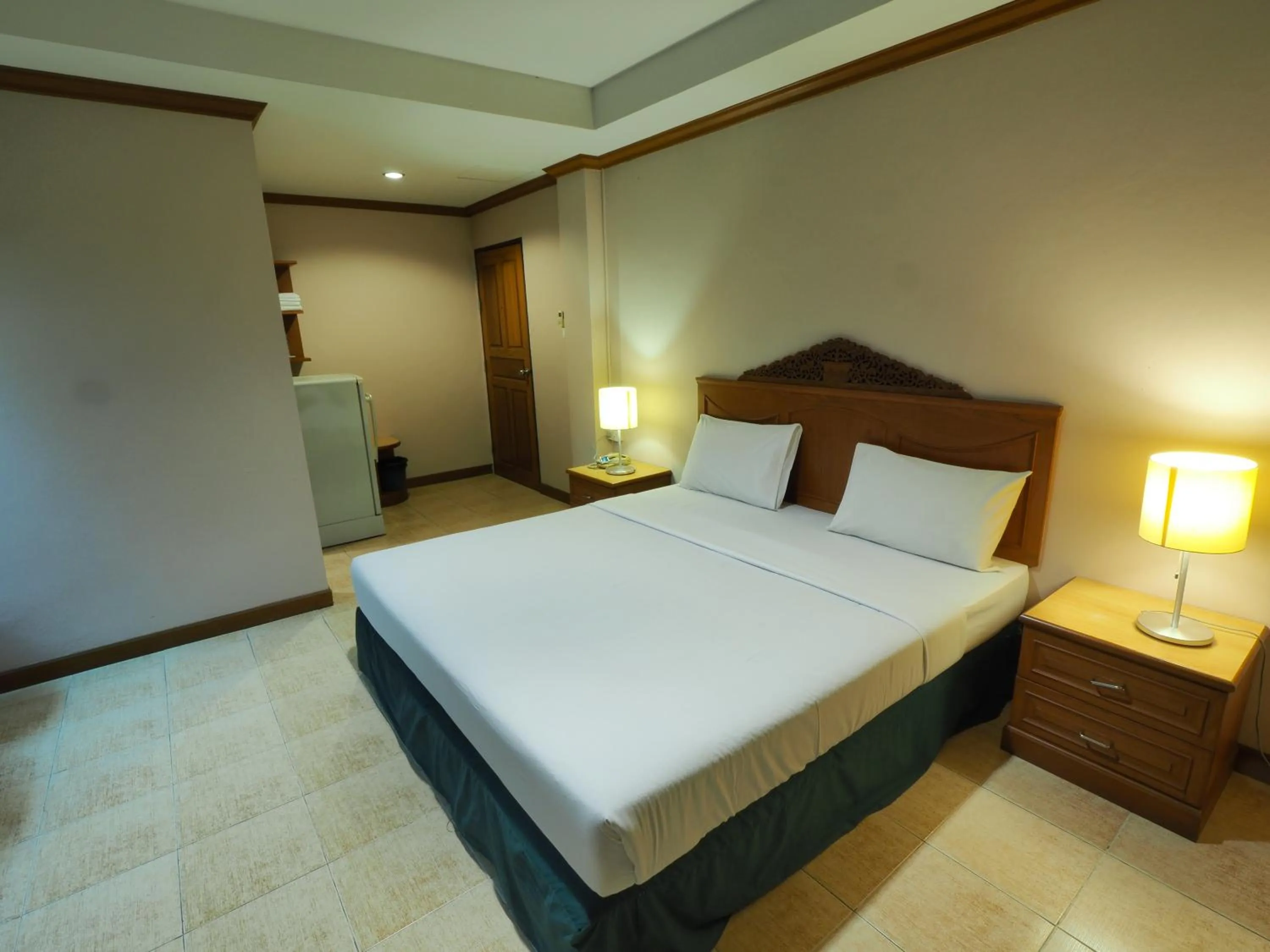Bed in Golden Villa Pattaya
