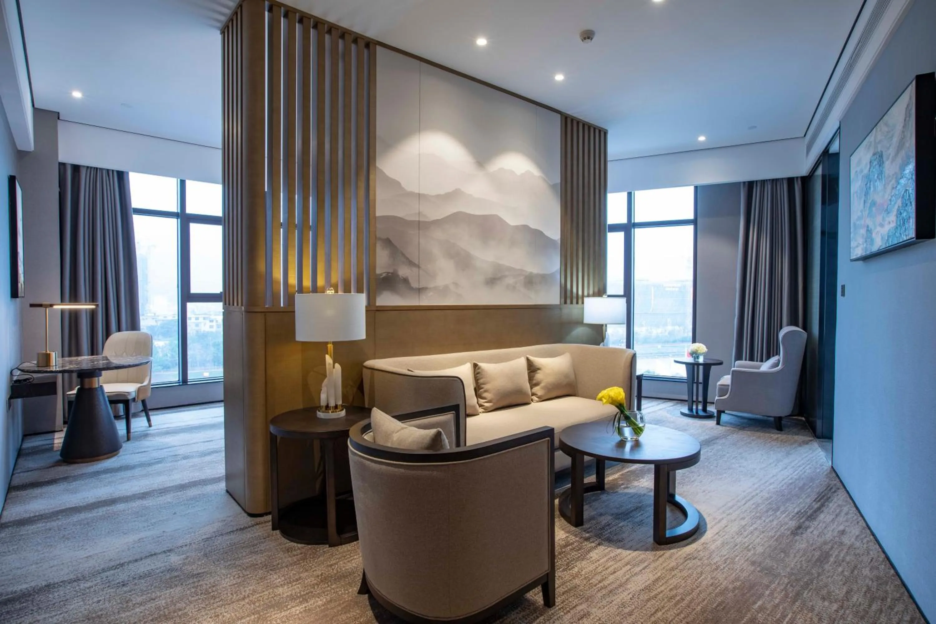 Living room in Wanda Jin Pingxiang