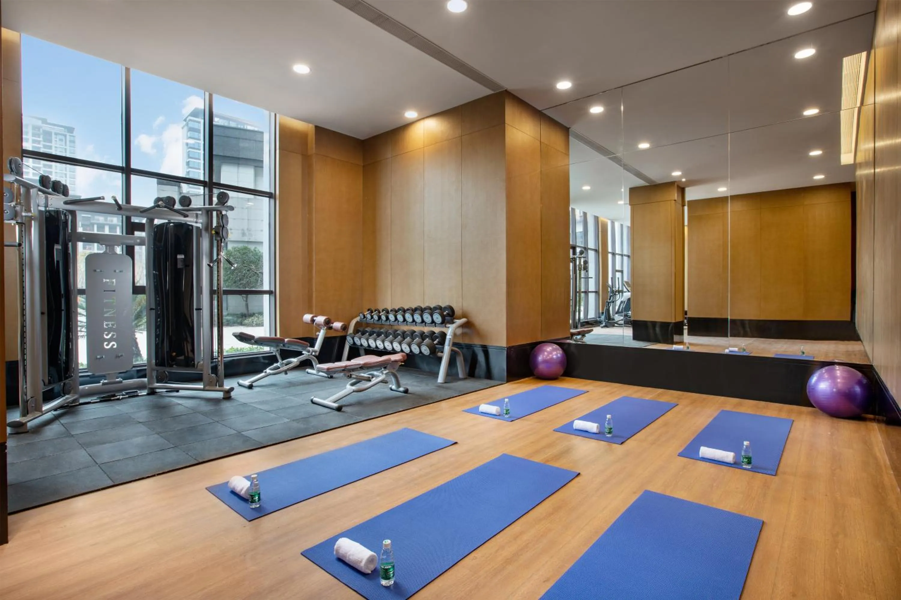 Fitness centre/facilities in Wanda Jin Pingxiang