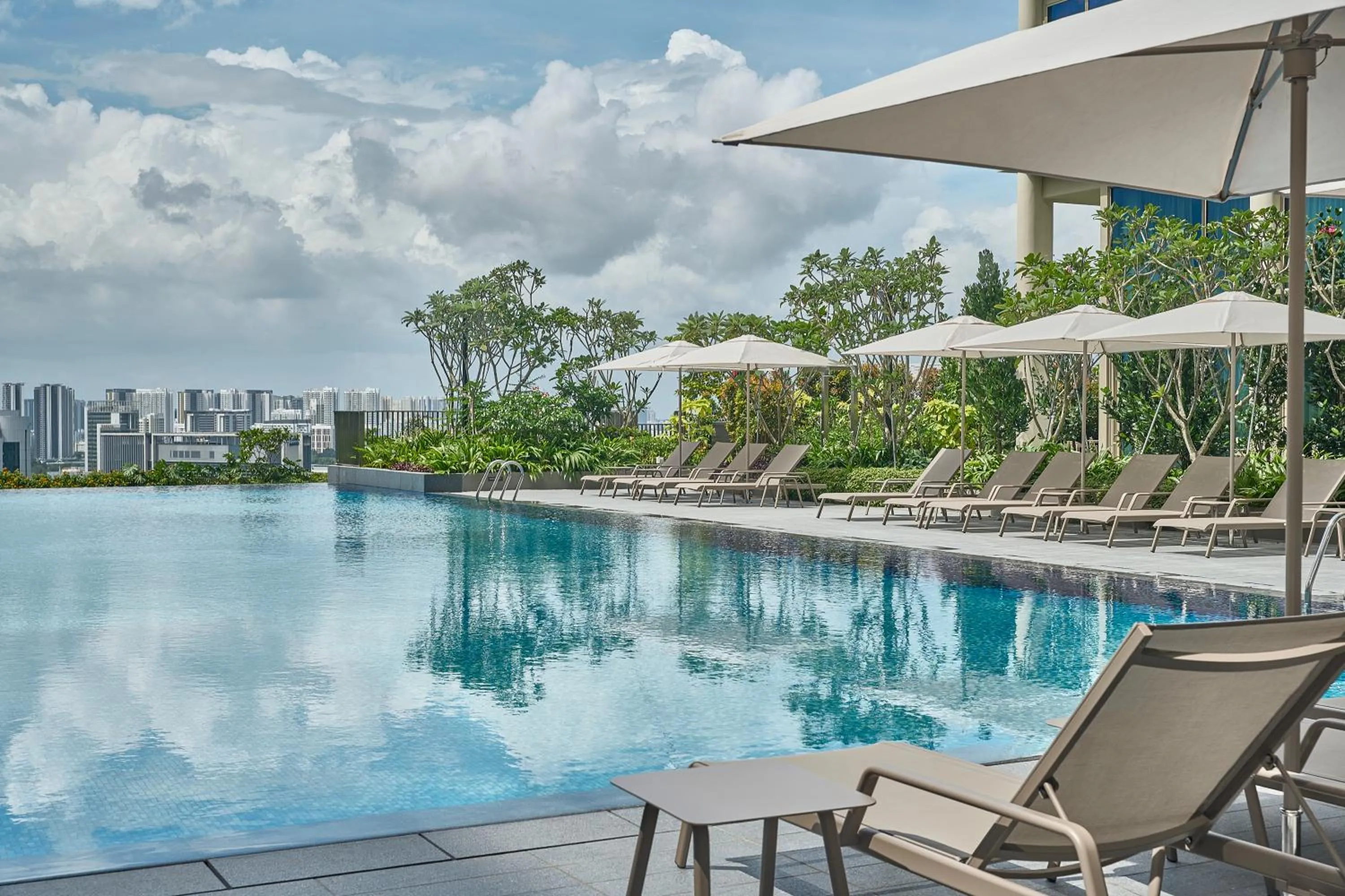 Swimming pool in Citadines Science Park Singapore