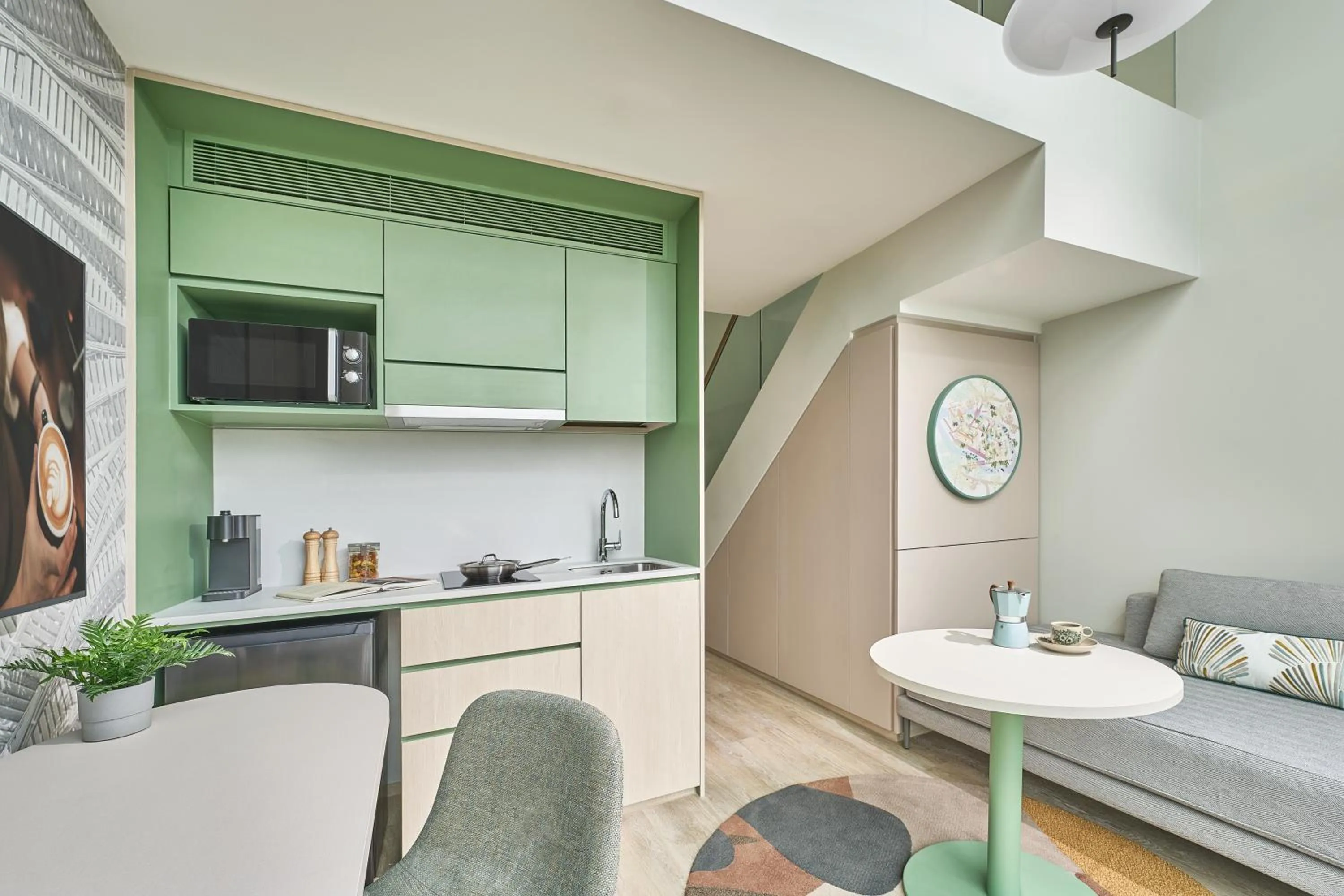 Living room in Citadines Science Park Singapore