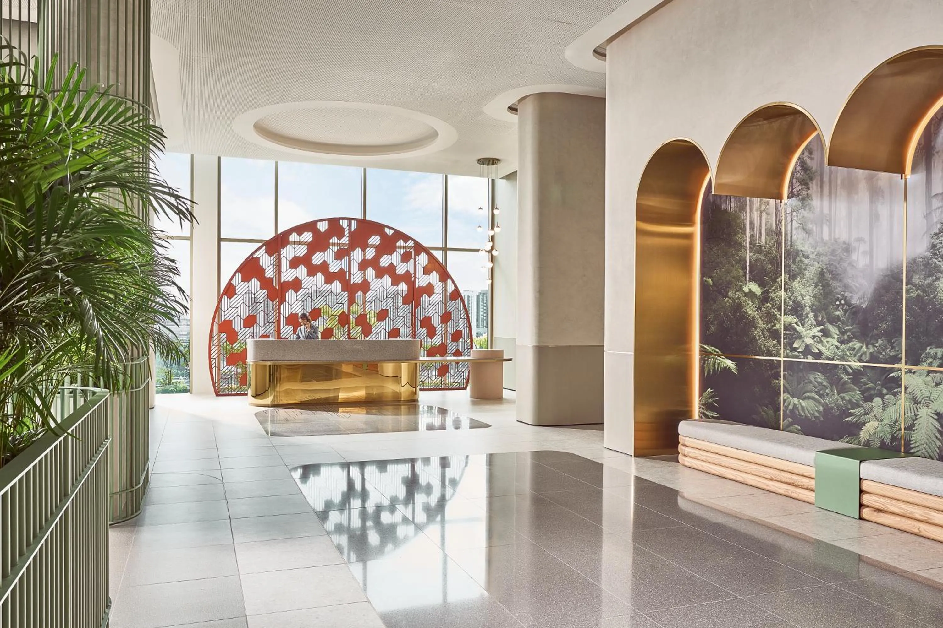 Lobby or reception in Citadines Science Park Singapore