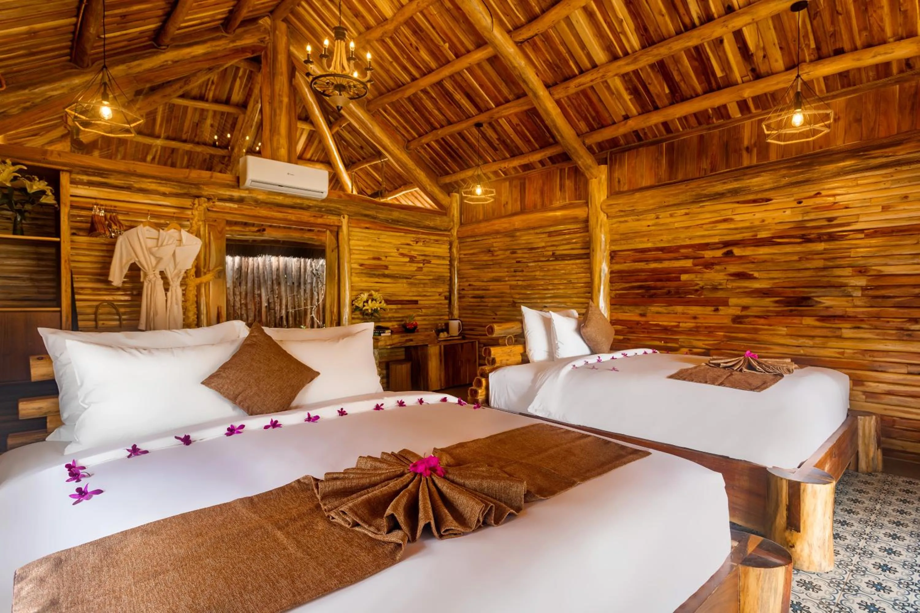 Bed in Grand Ocean Bay Resort Phu Quoc