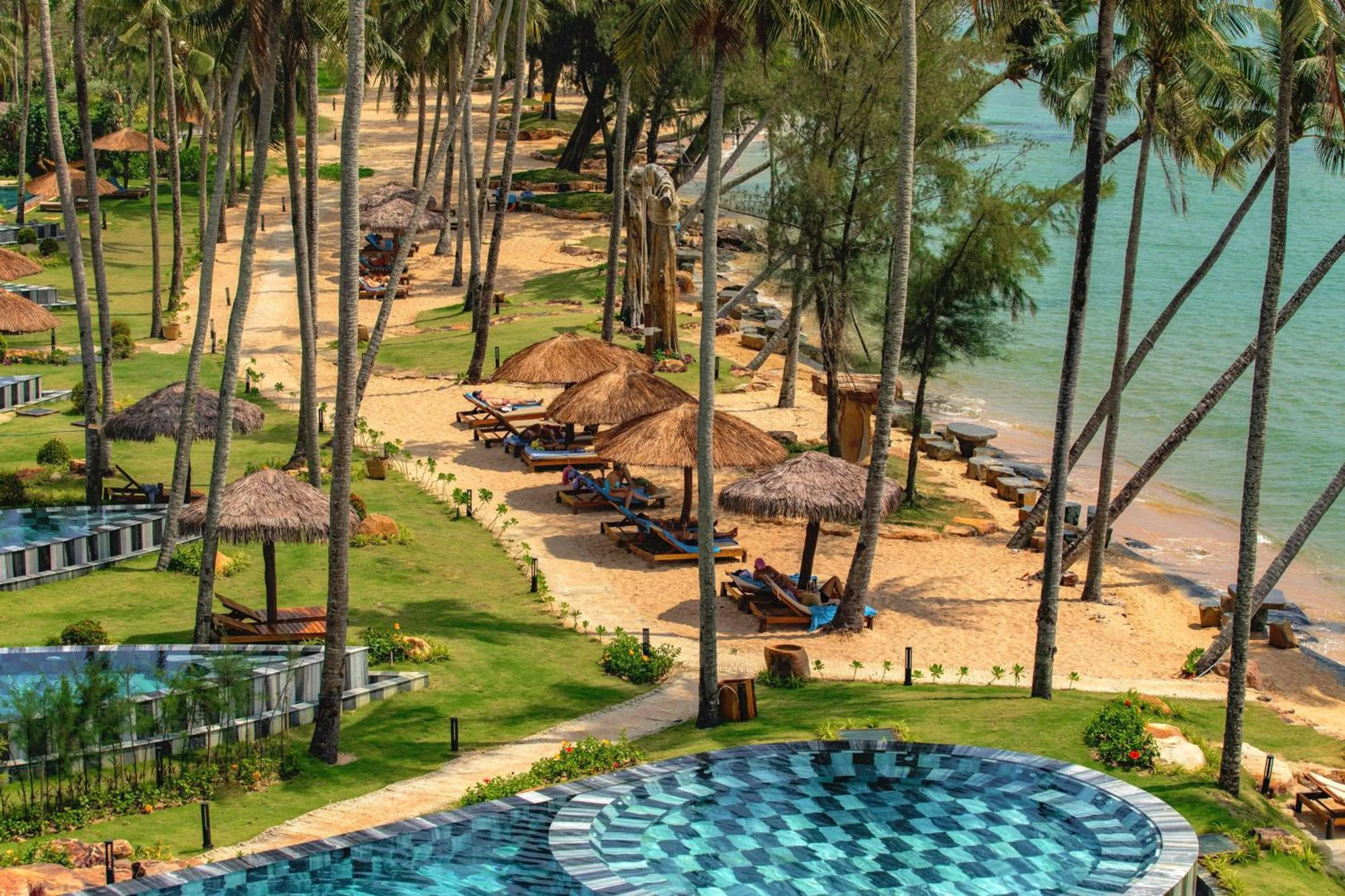 Beach in Grand Ocean Bay Resort Phu Quoc