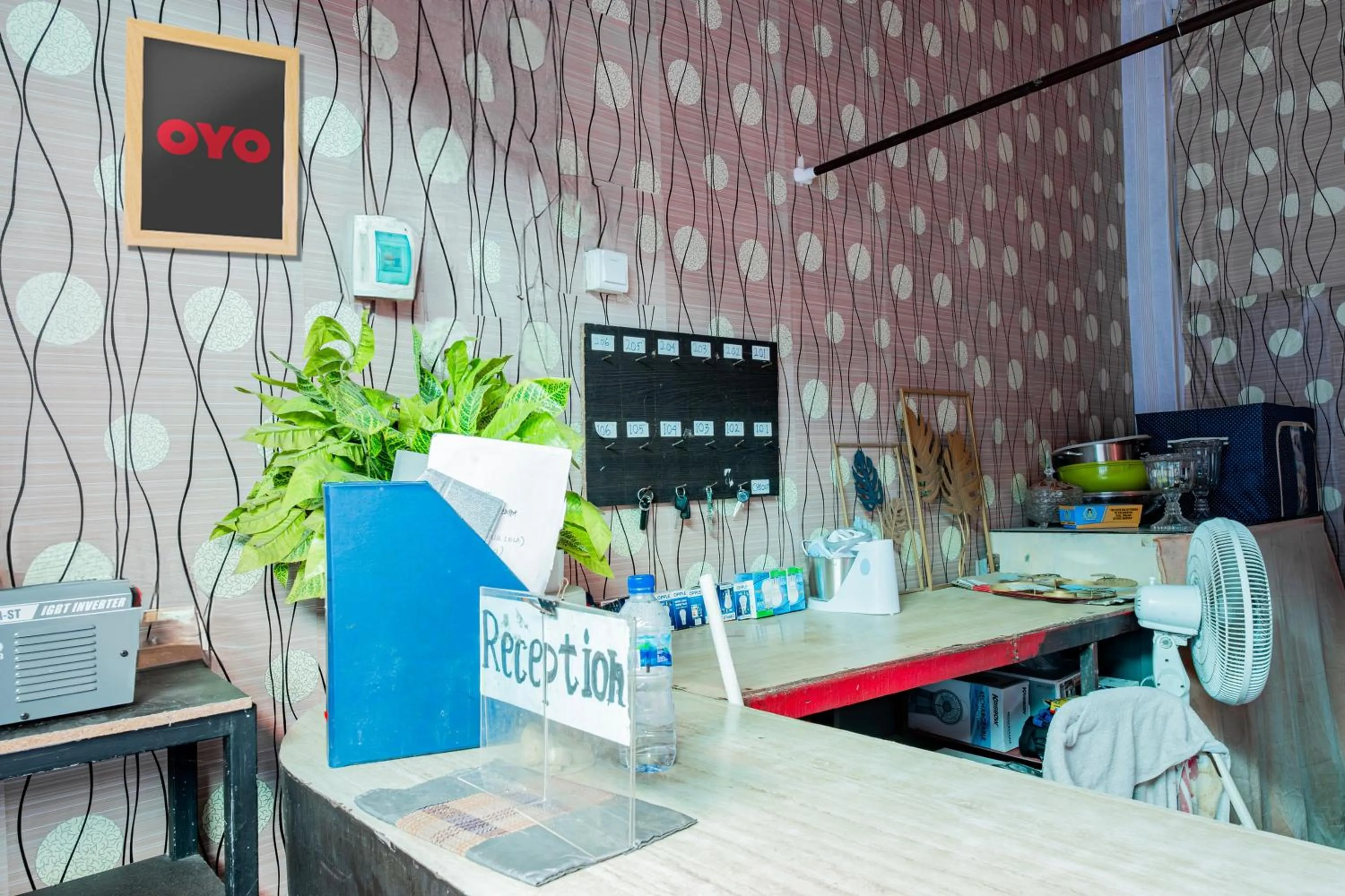 Lobby or reception in Hotel O Rinjani Guest House