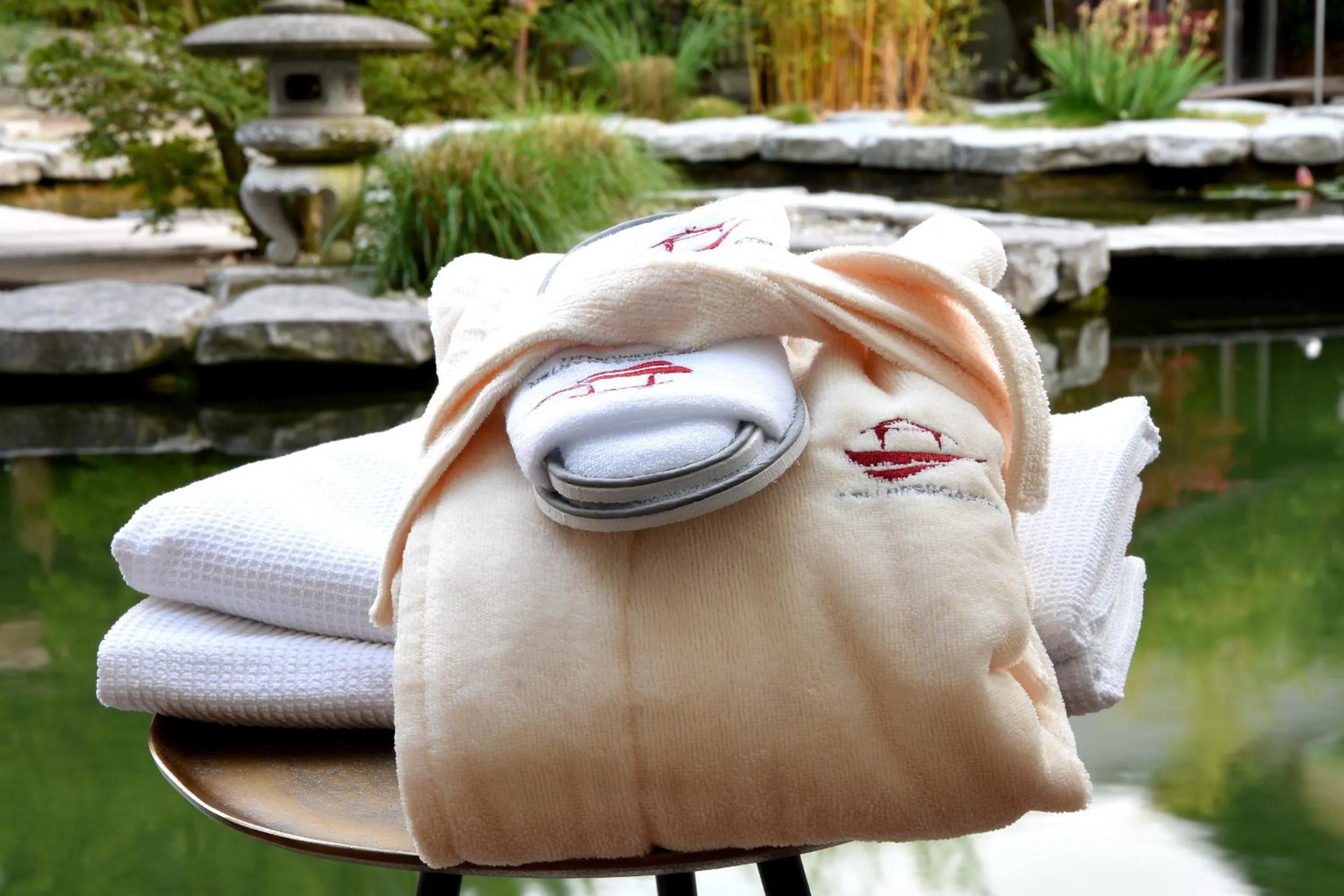 Decorative detail in Wellnessgarten-Hotel