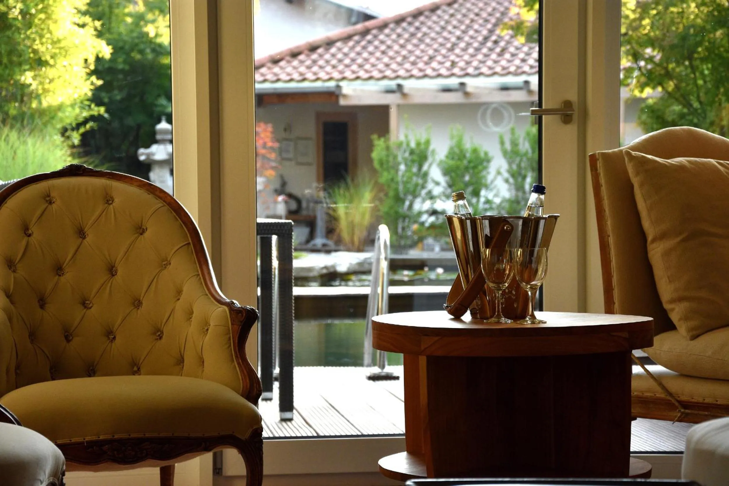 Seating area in Wellnessgarten-Hotel