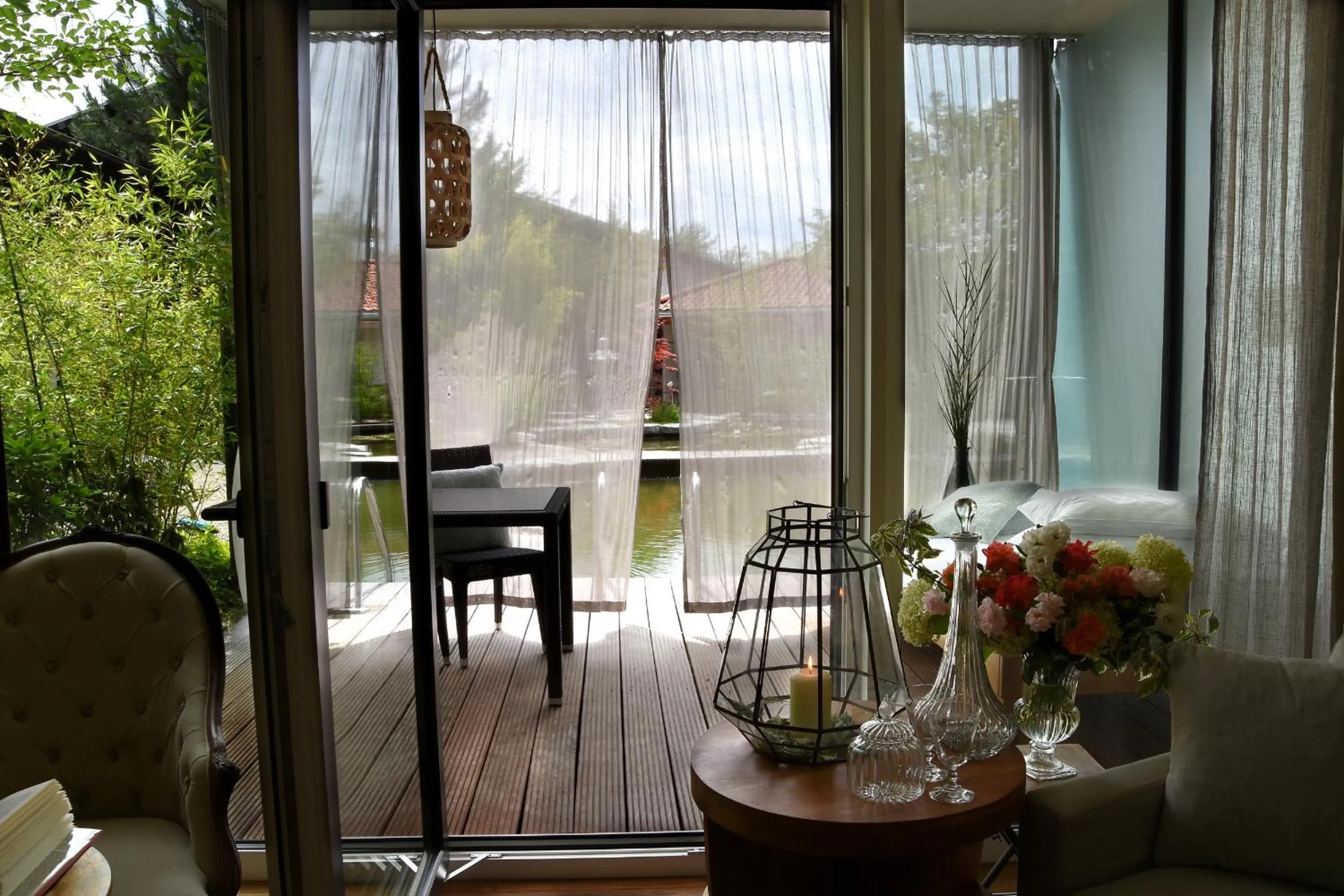 Balcony/Terrace in Wellnessgarten-Hotel