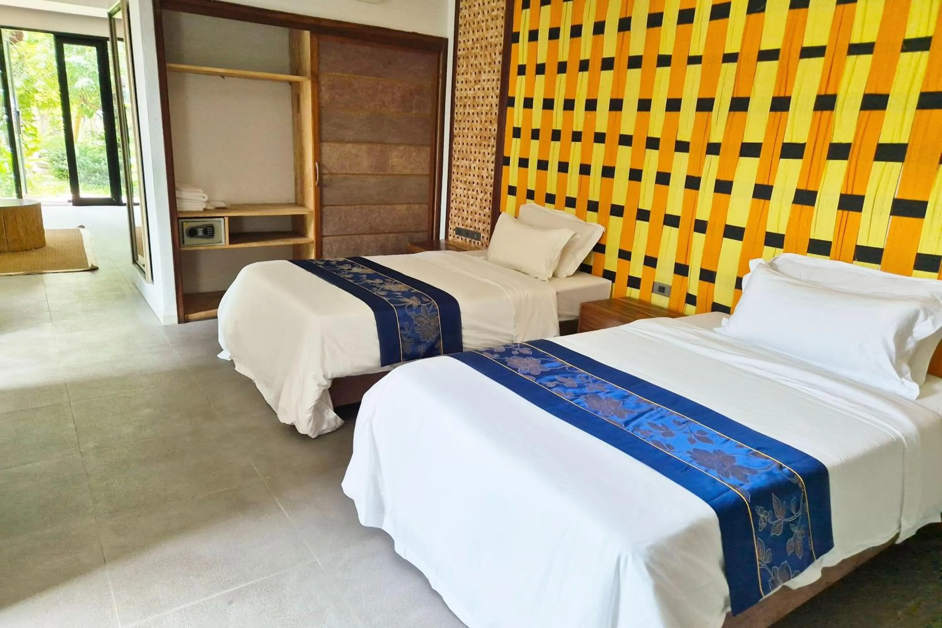 Bed in Thai Good Arts Resort