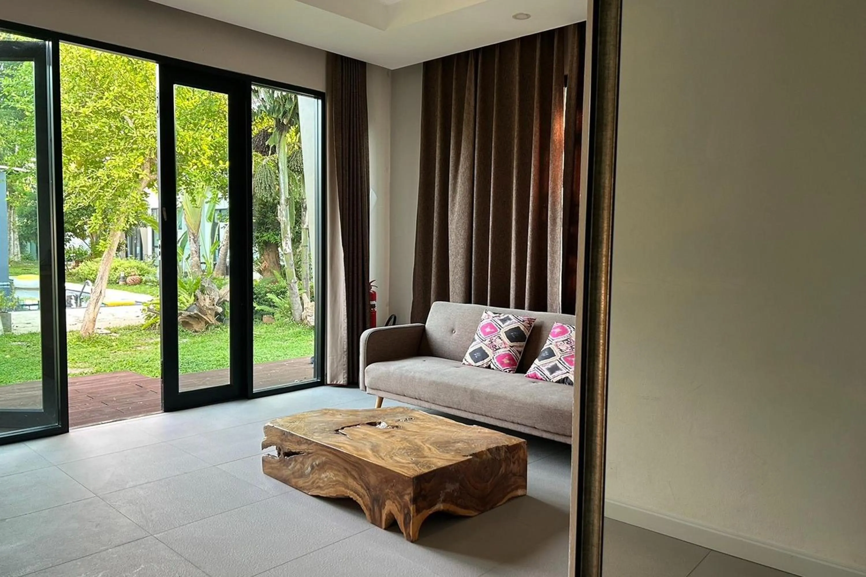 Seating area in Thai Good Arts Resort