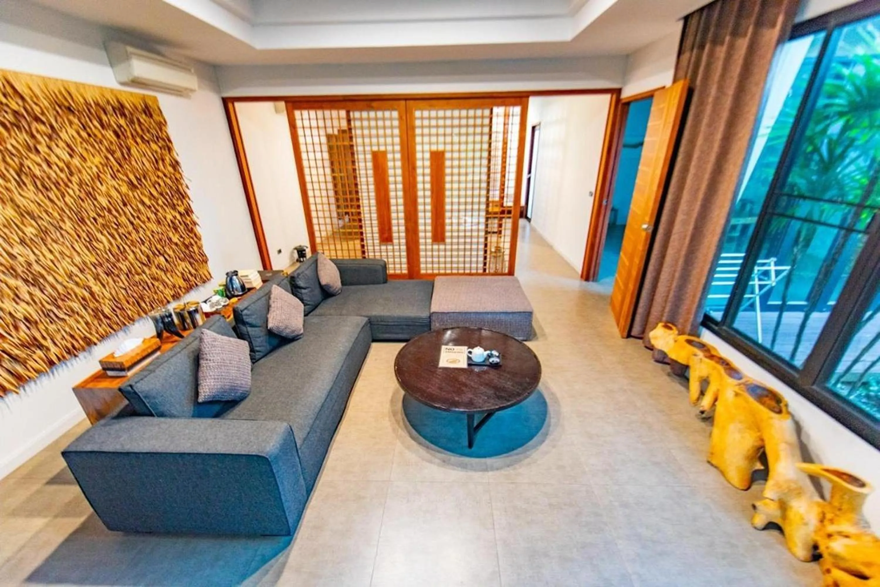 Seating area in Thai Good Arts Resort