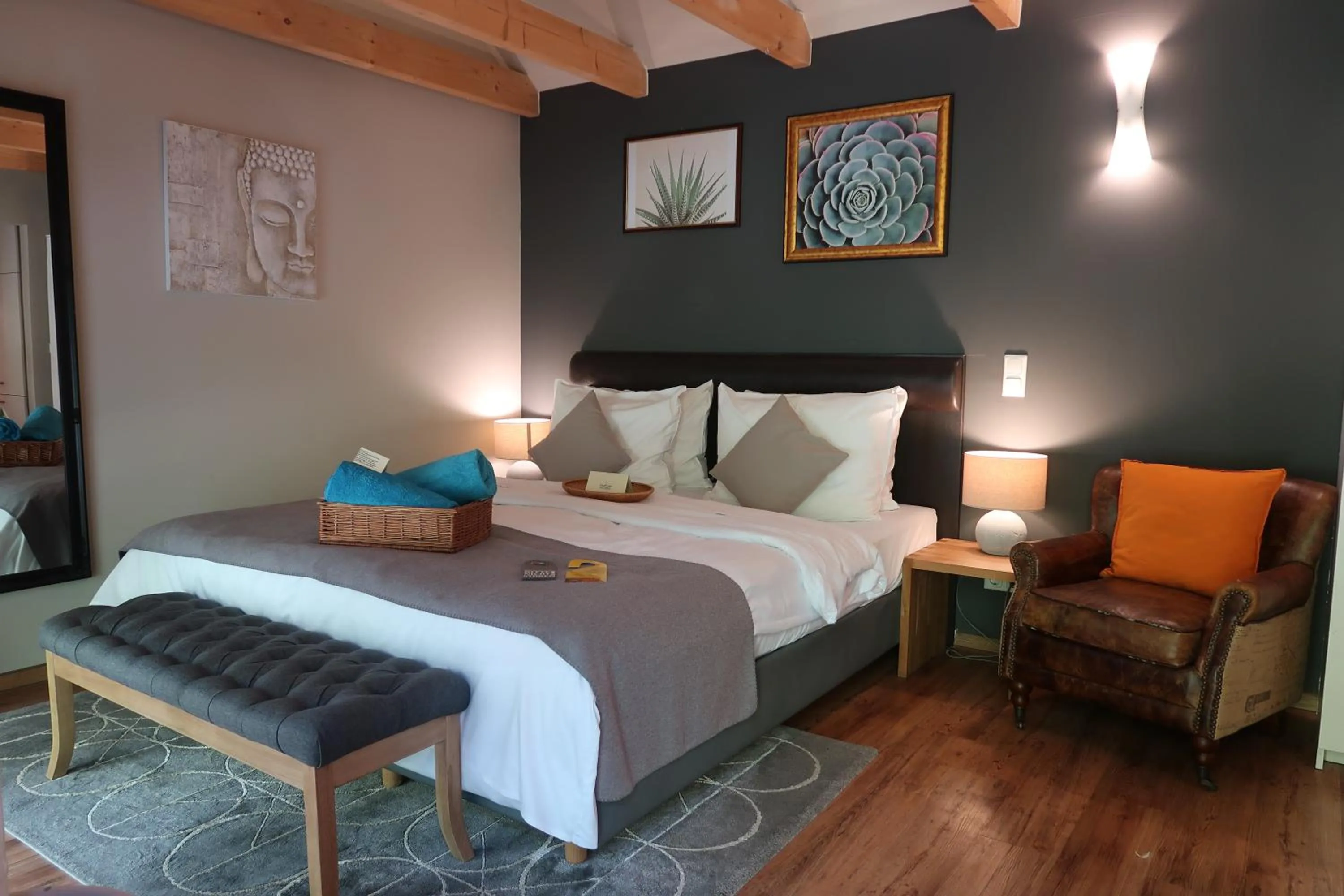 Bed in Lodge Seaside Boutique Hotel