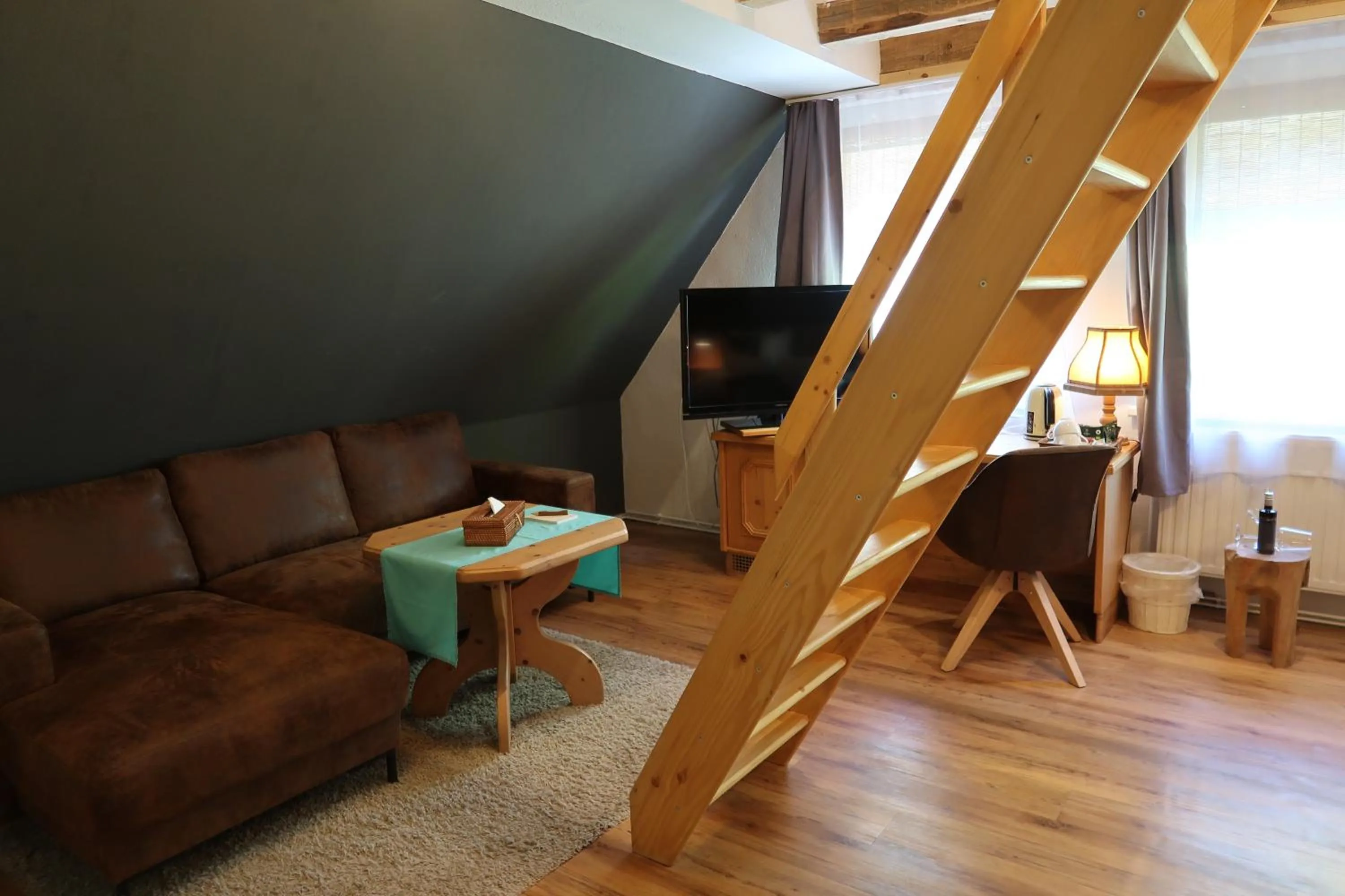 Seating area in Lodge Seaside Boutique Hotel