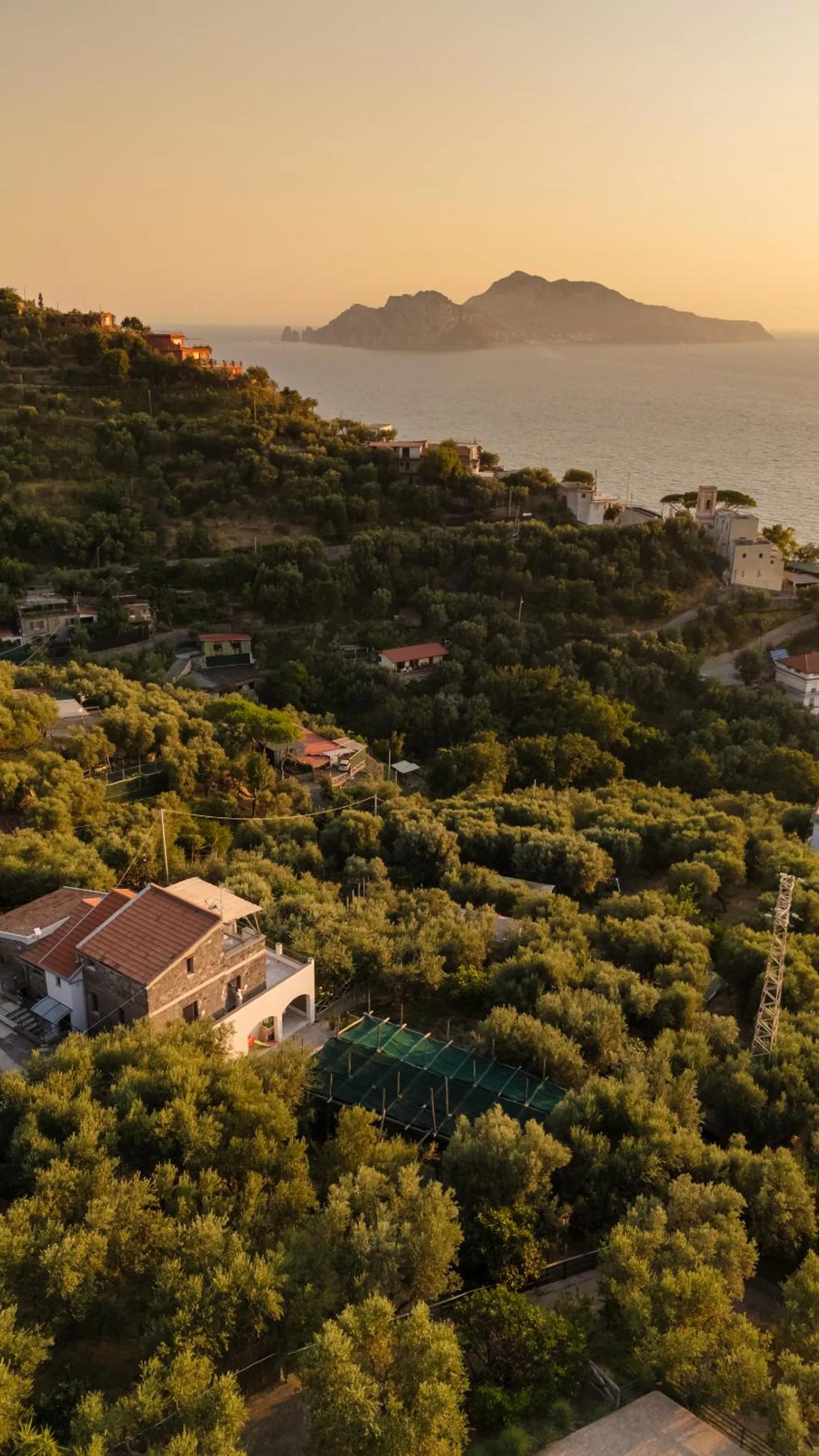 Natural landscape in Casa Clementina Marciano