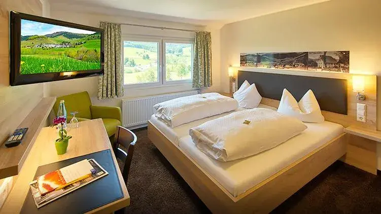 Double Room with Panoramic View - single occupancy in Landhotel Löwen Bernau Double Room with Panoramic View - single occupancy in Landhotel Löwen Bernau