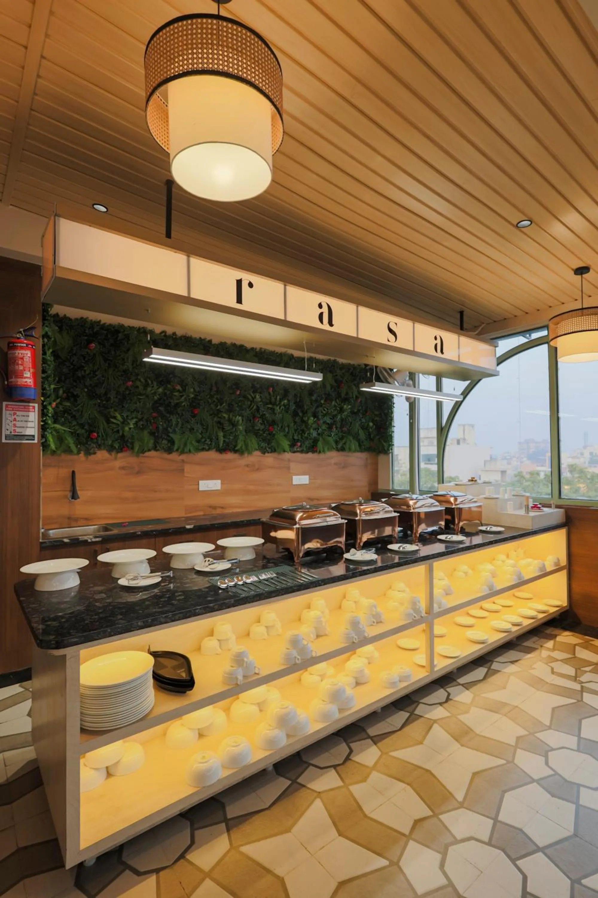 Buffet breakfast in The Triana