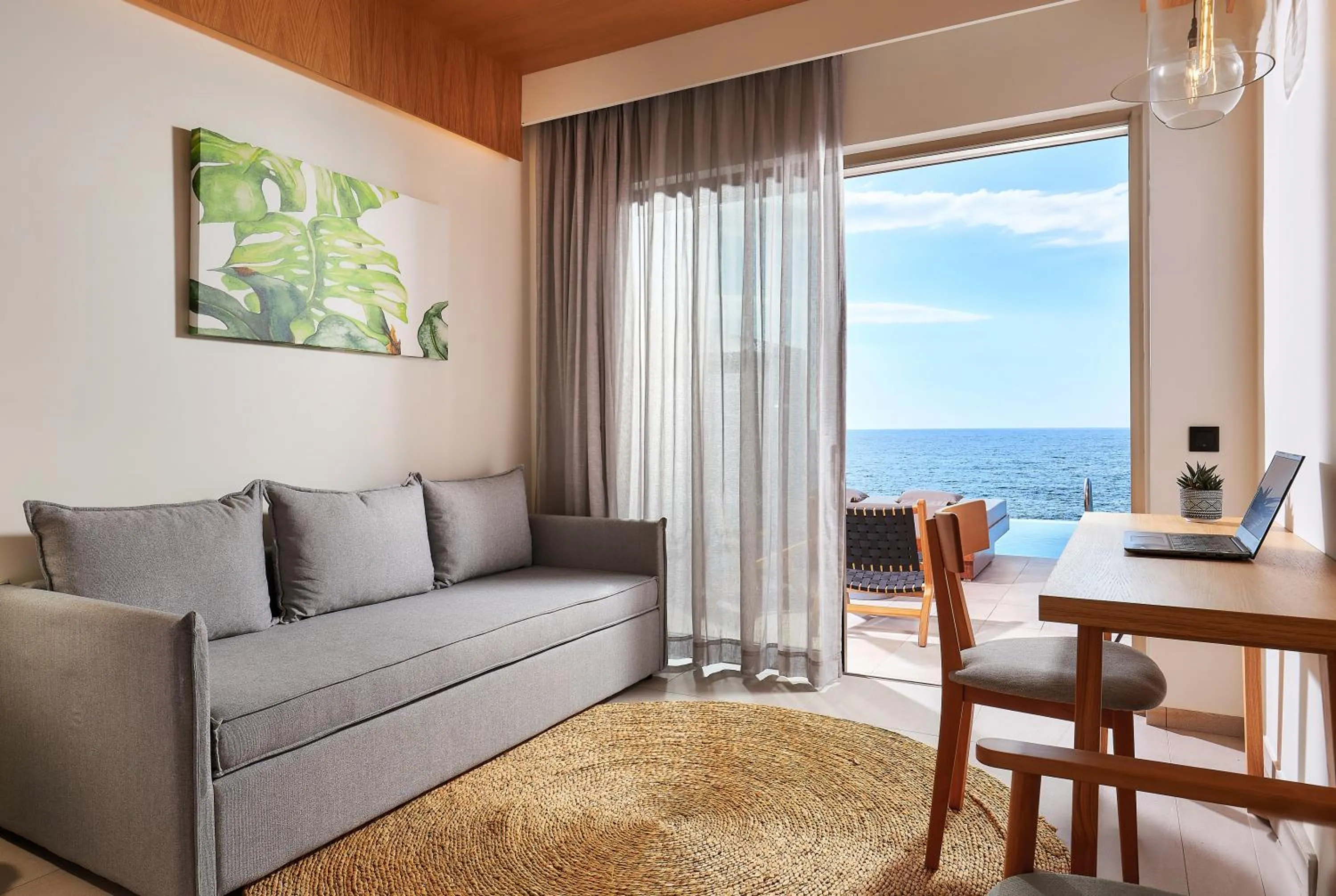 Seating area in Enorme Santanna Island