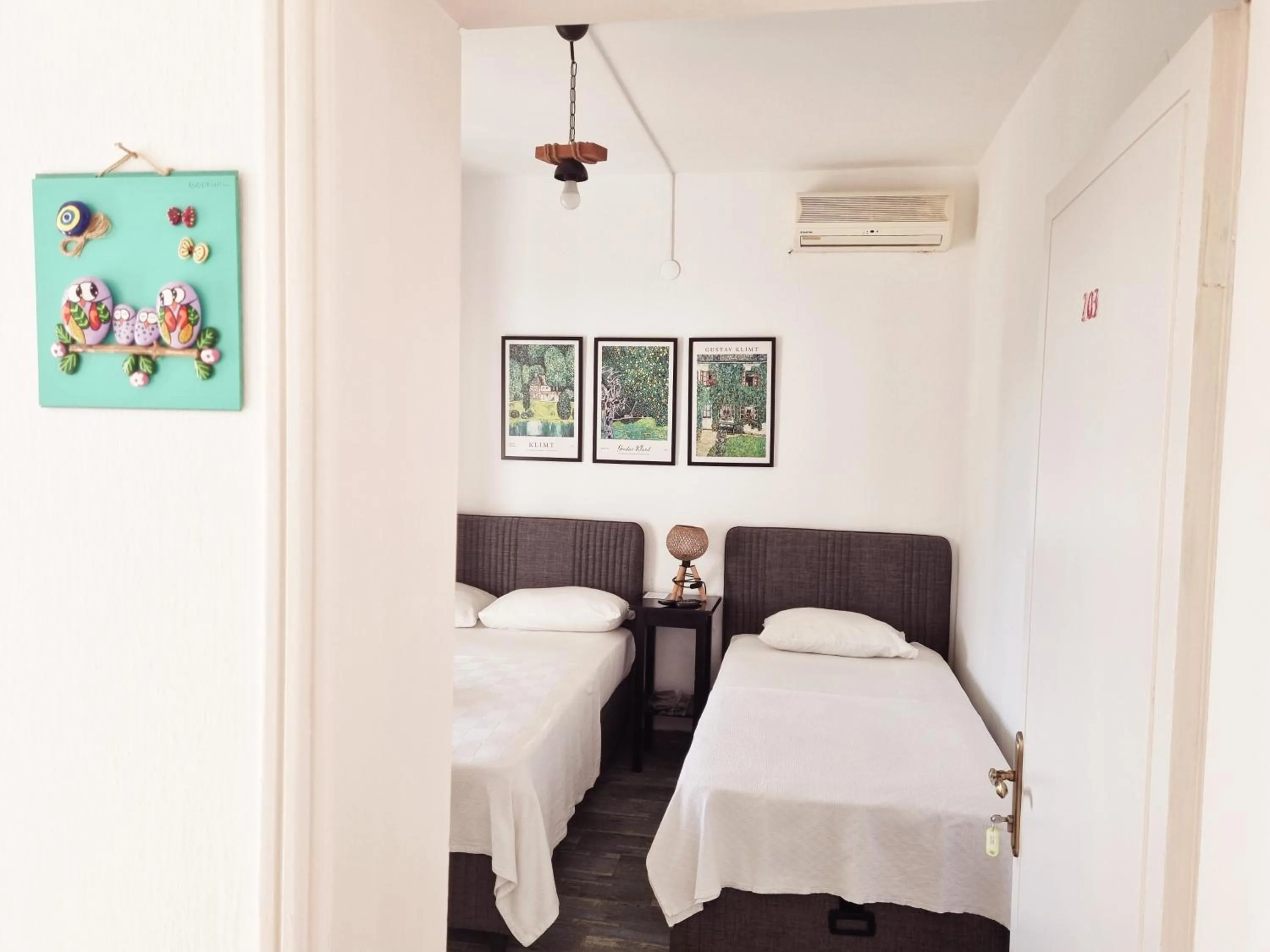 Bed in Fethiye Motel