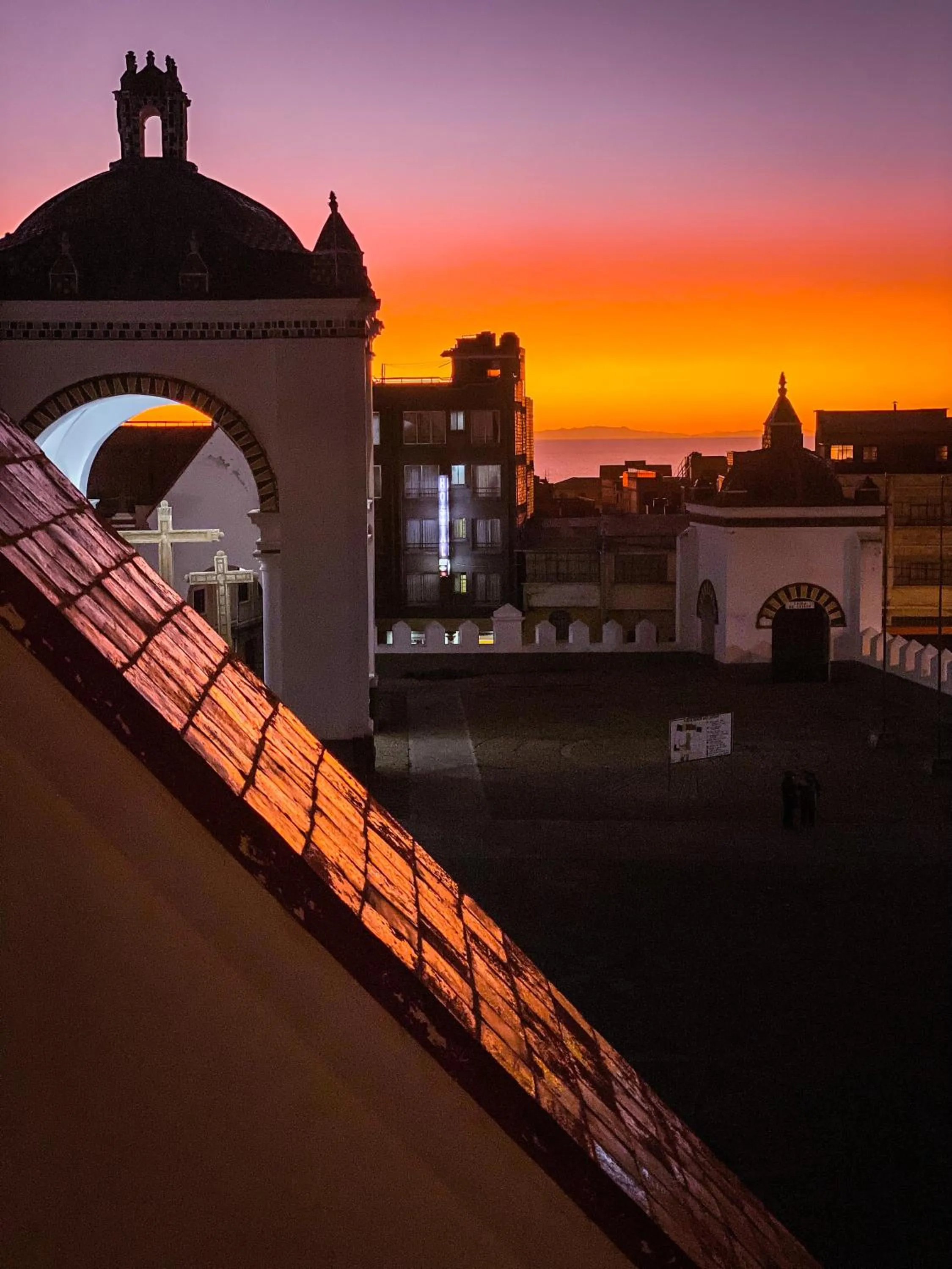 Balcony/Terrace in Posada Mia Copacabana