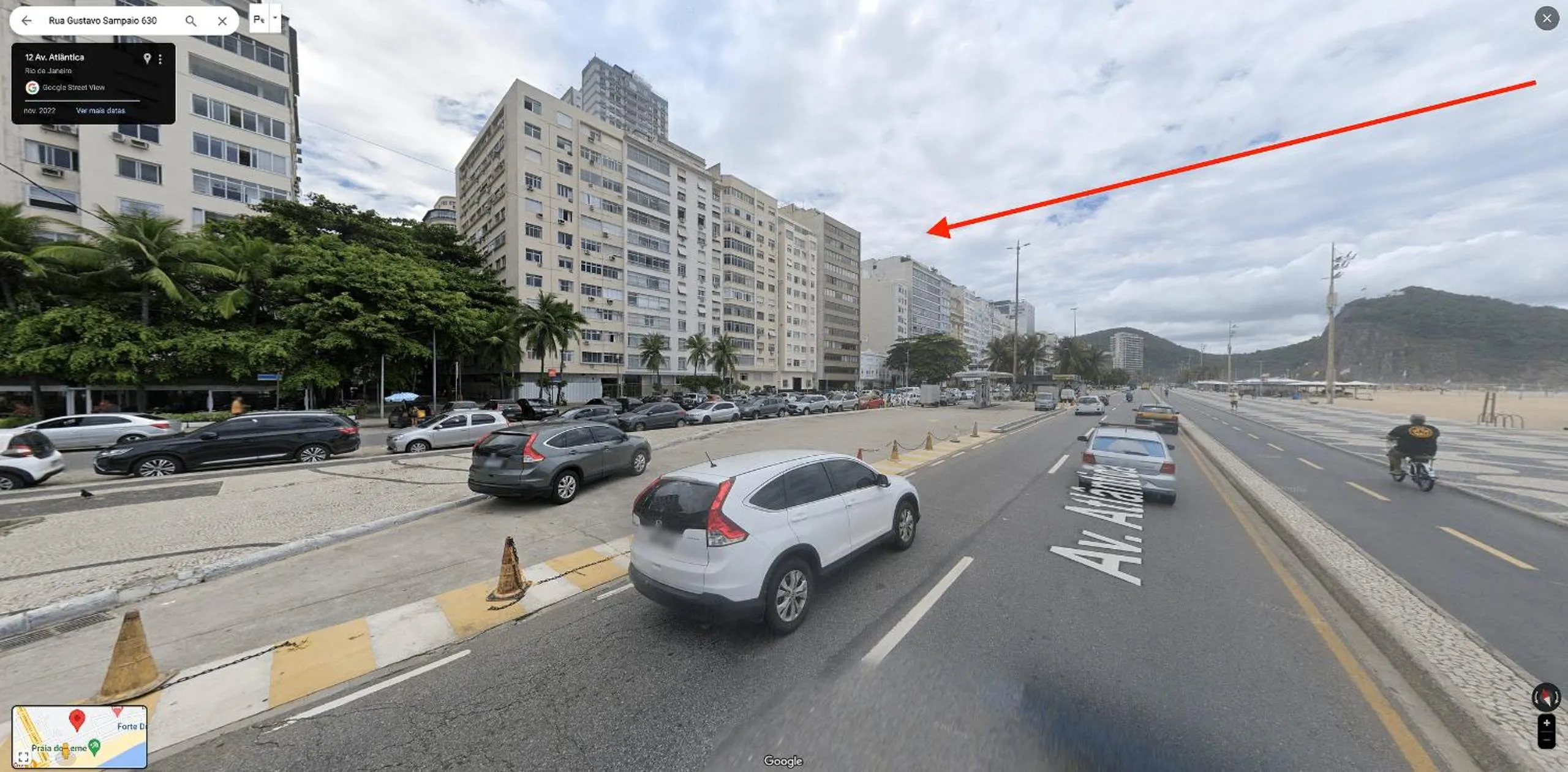 Beach in Copacabana Refúgio na Beira da Praia
