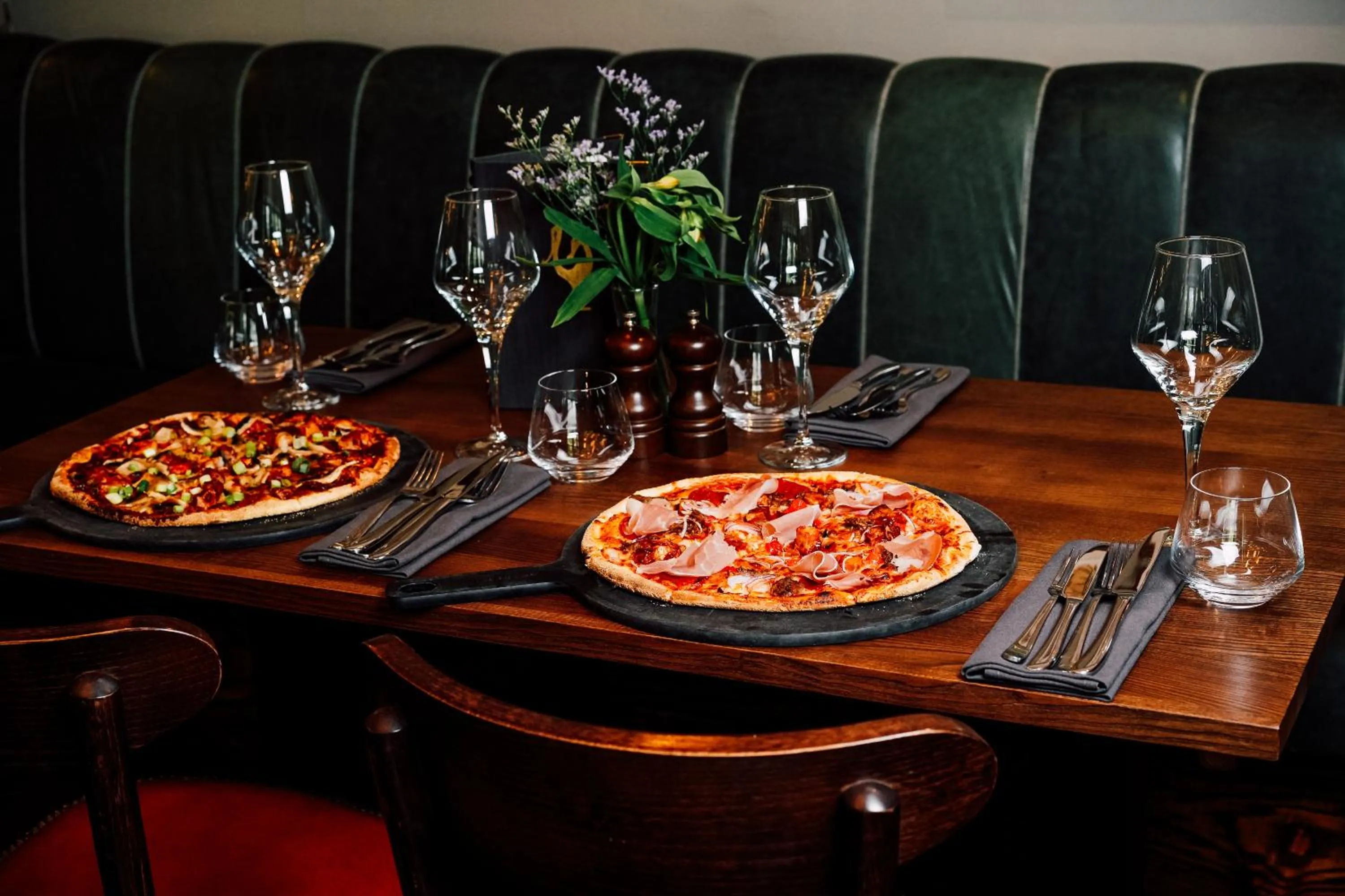 Food and drinks in The George