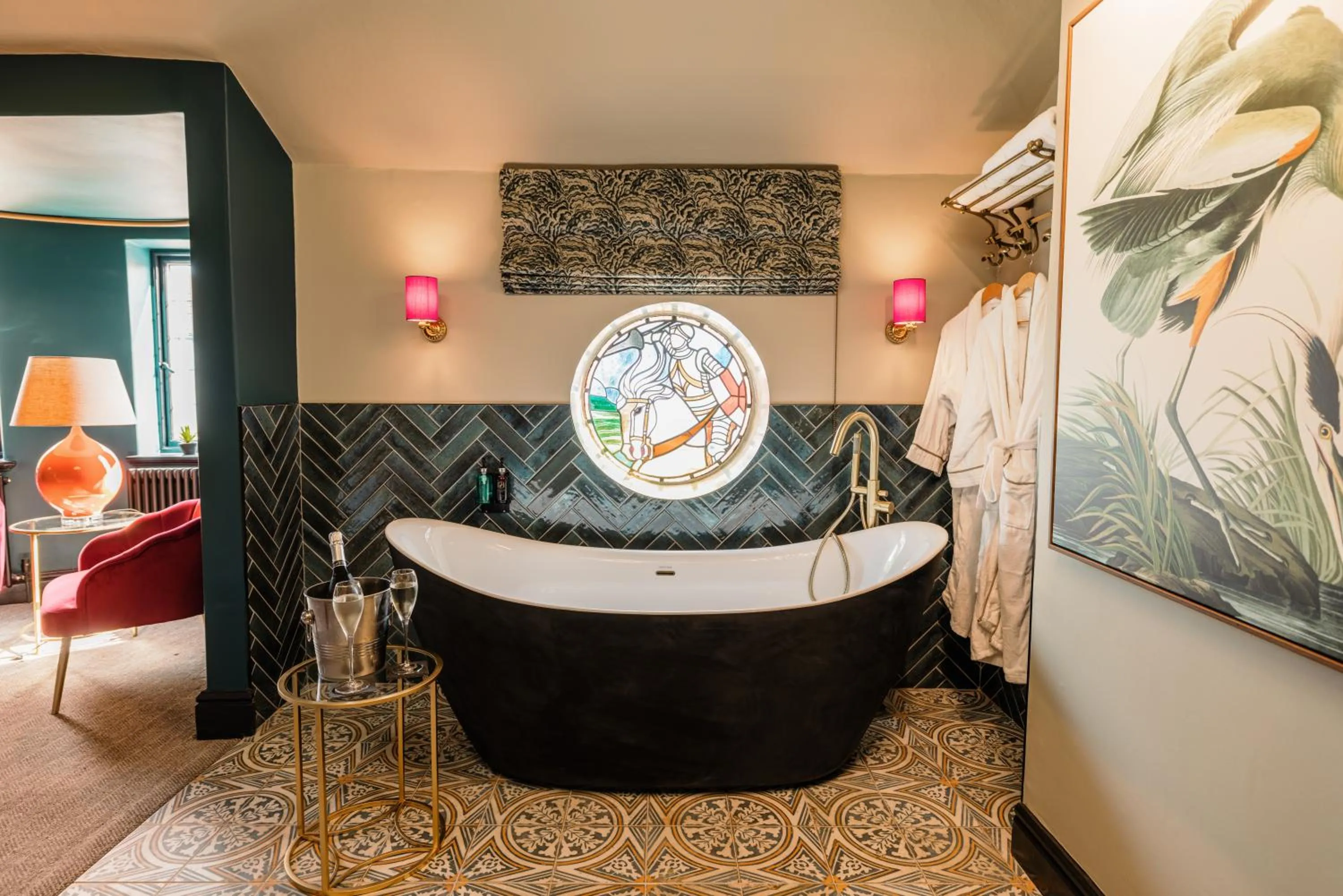 Seating area in The George