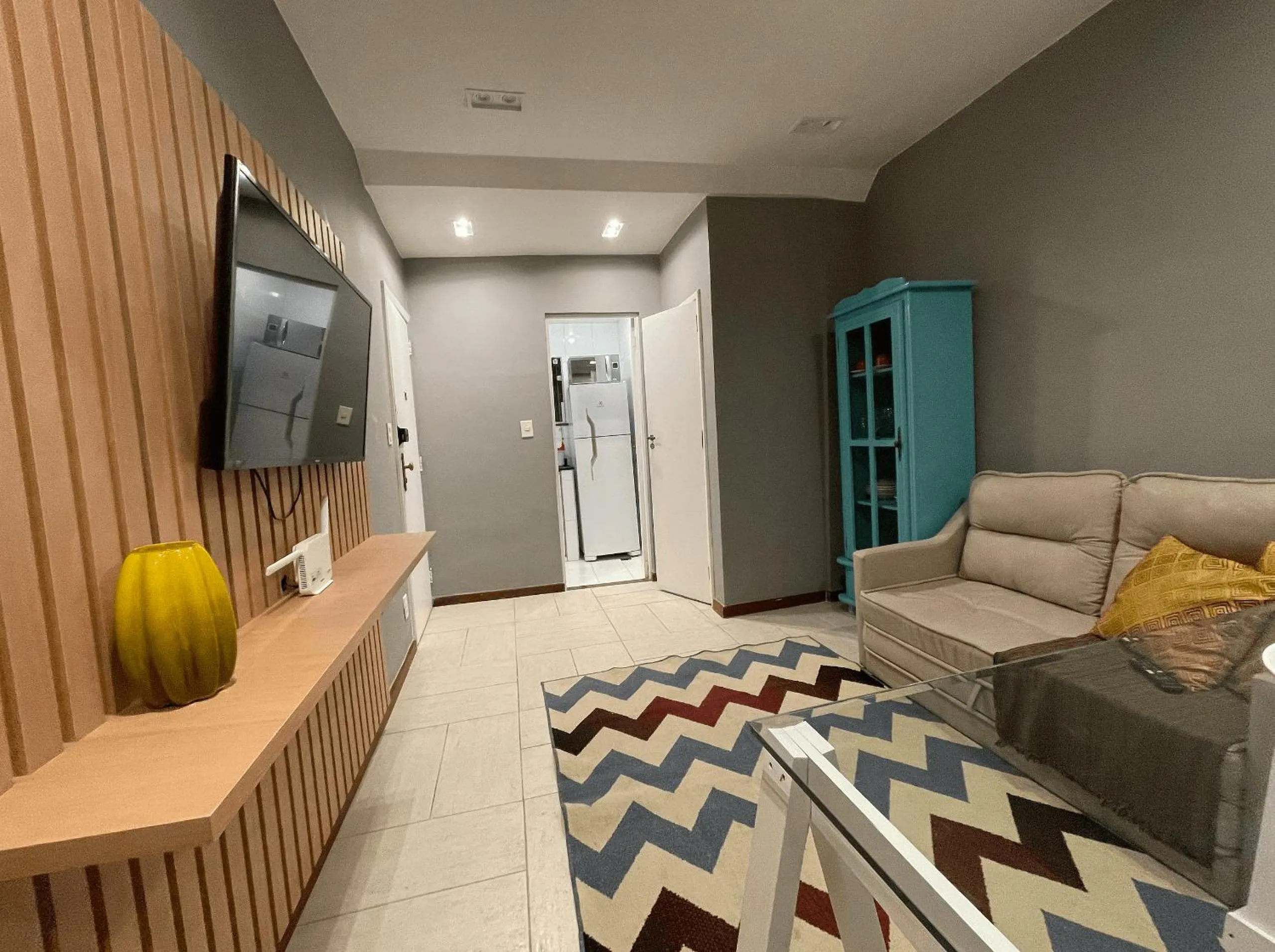 Living room in Copacabana Aconchegante a 3 min da Praia