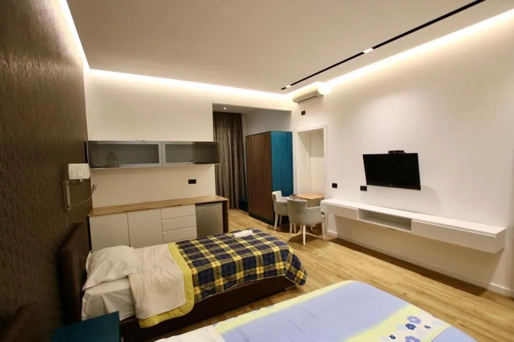 Photo of the whole room, Bed in Aurelis Hotel