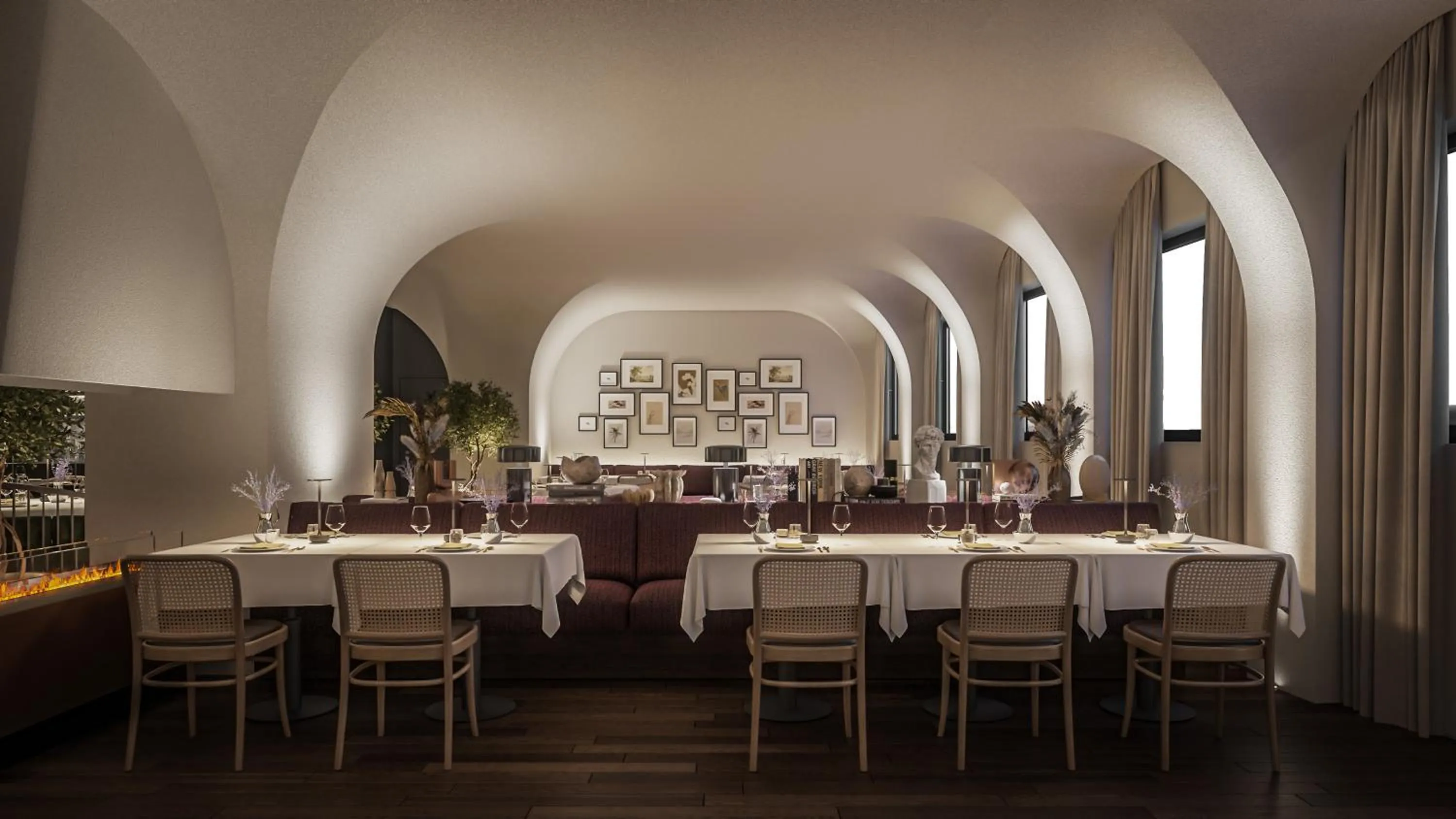 Restaurant/places to eat in Radisson Collection Hotel, Old Mill Belgrade