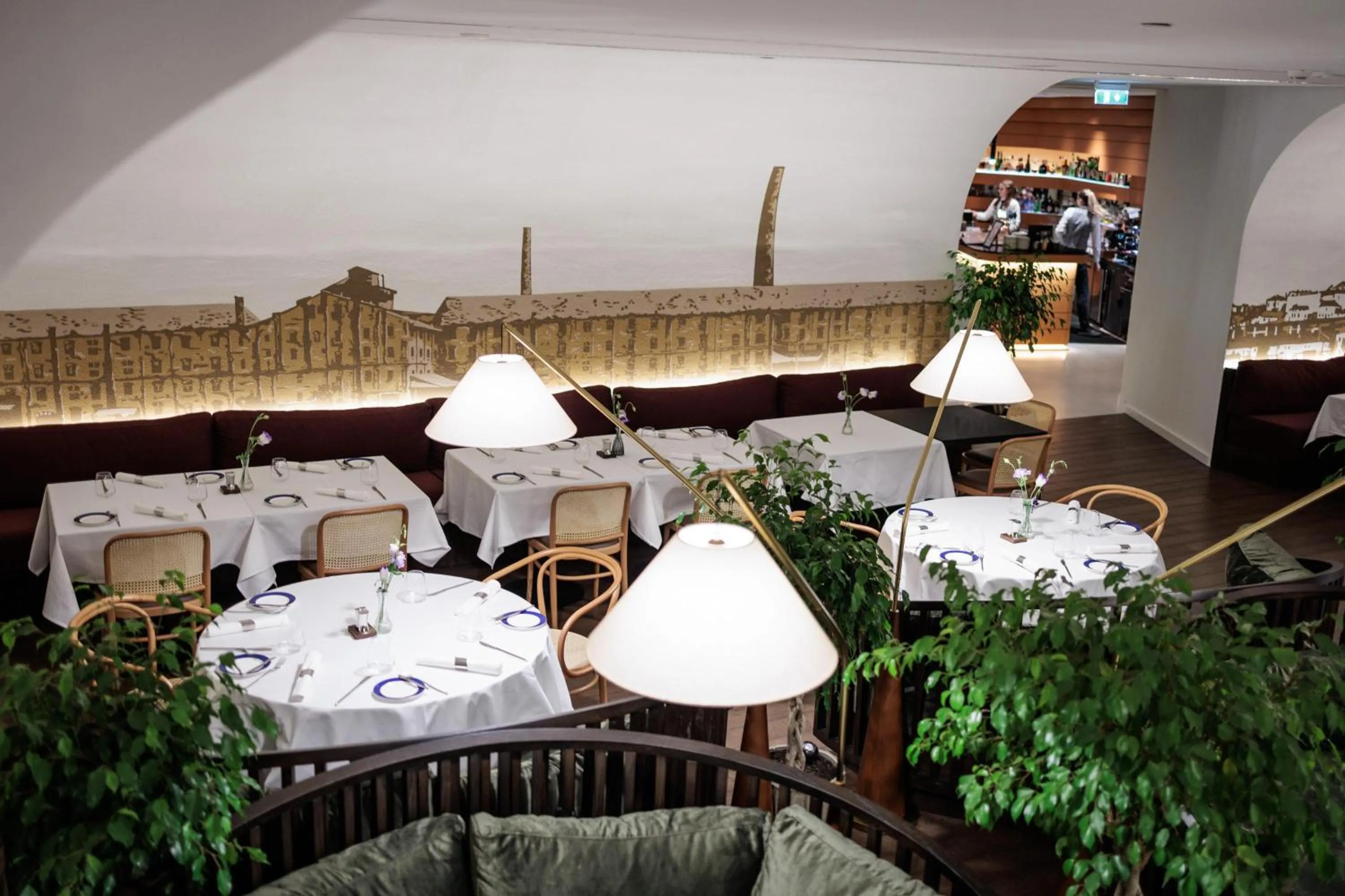 Restaurant/places to eat in Radisson Collection Hotel, Old Mill Belgrade
