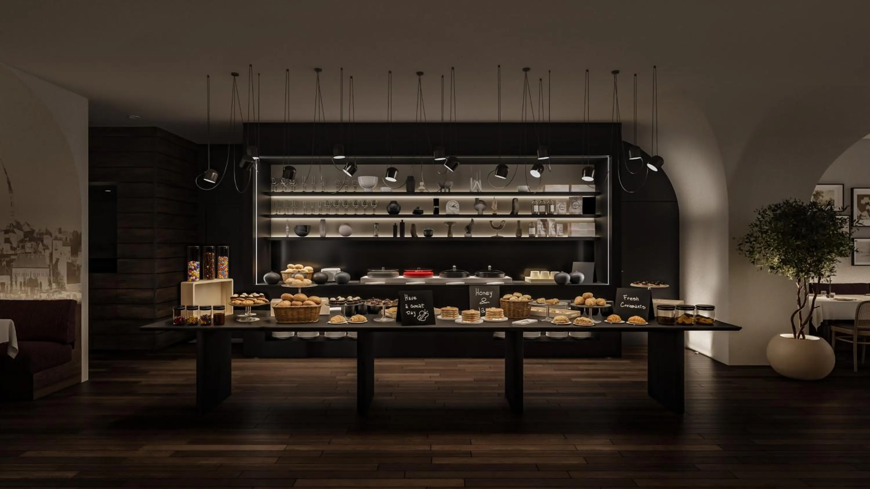 Restaurant/places to eat in Radisson Collection Hotel, Old Mill Belgrade