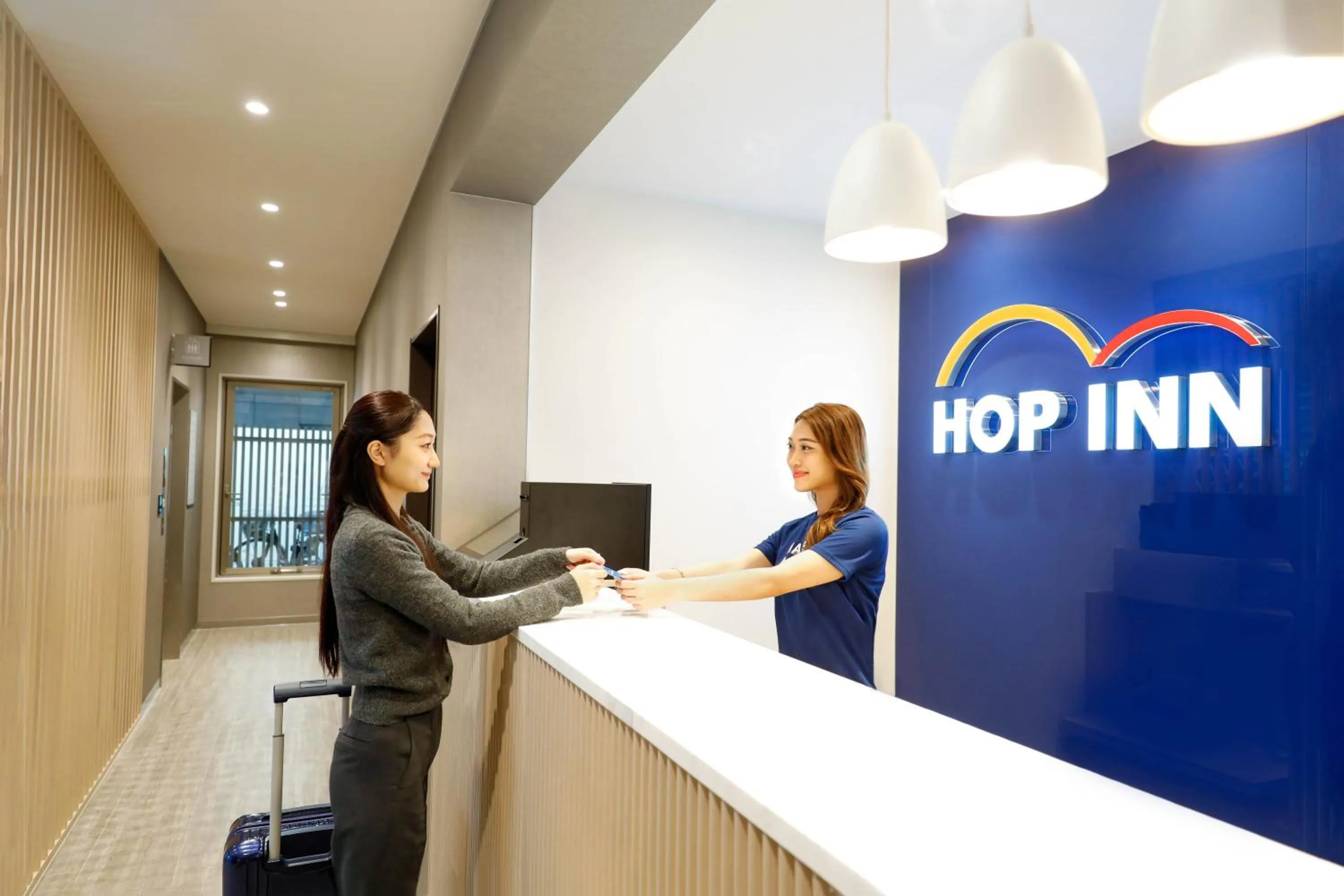 Lobby or reception in Hop Inn Tokyo Iidabashi