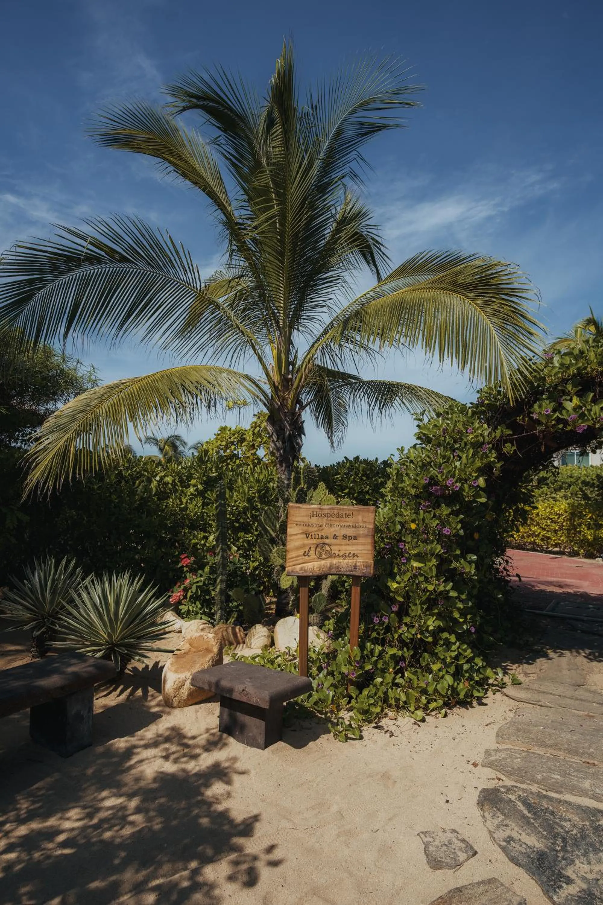 Garden in El Origen Villas & Spa-Puerto Escondido