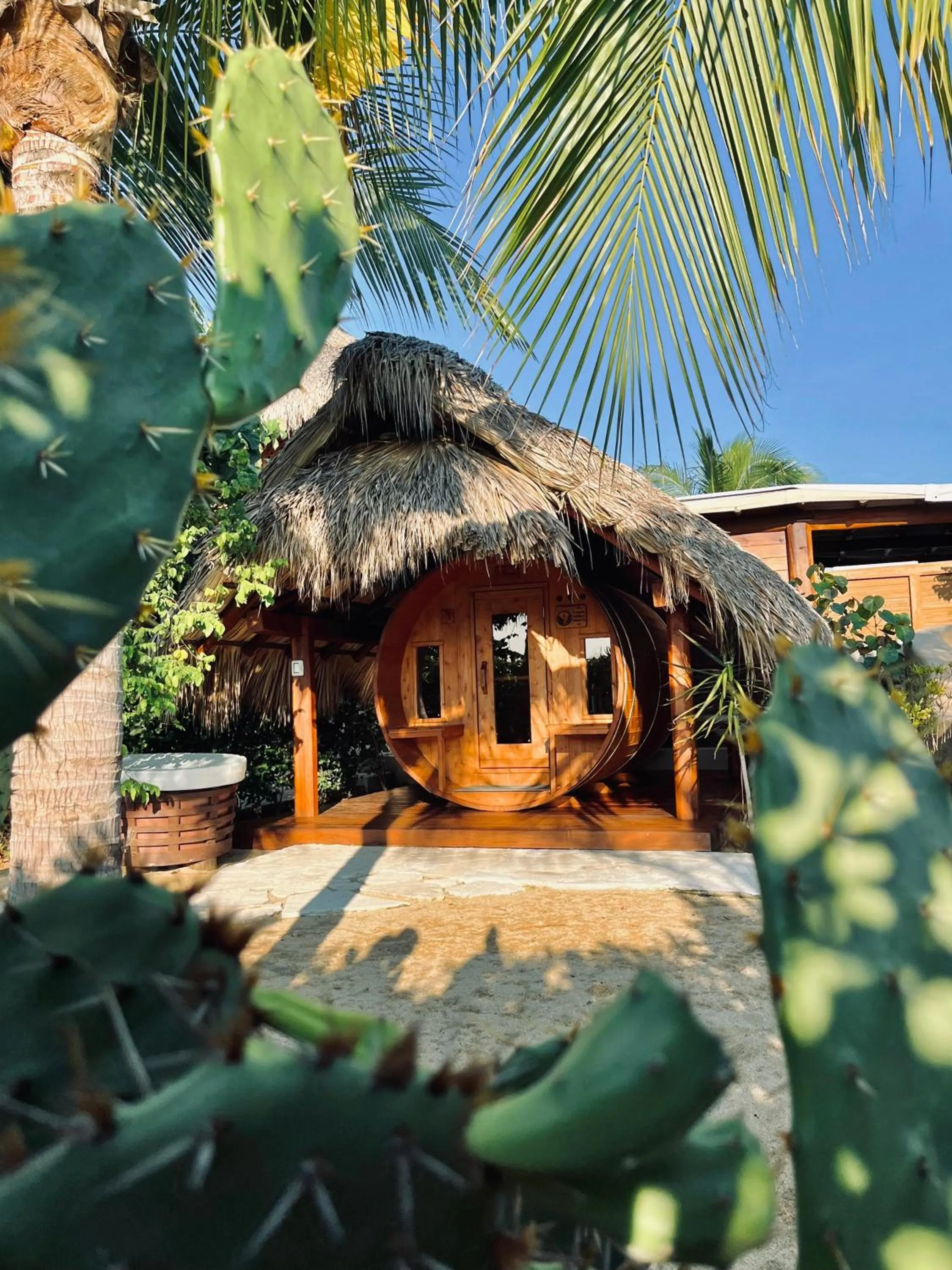 Sauna in El Origen Villas & Spa-Puerto Escondido