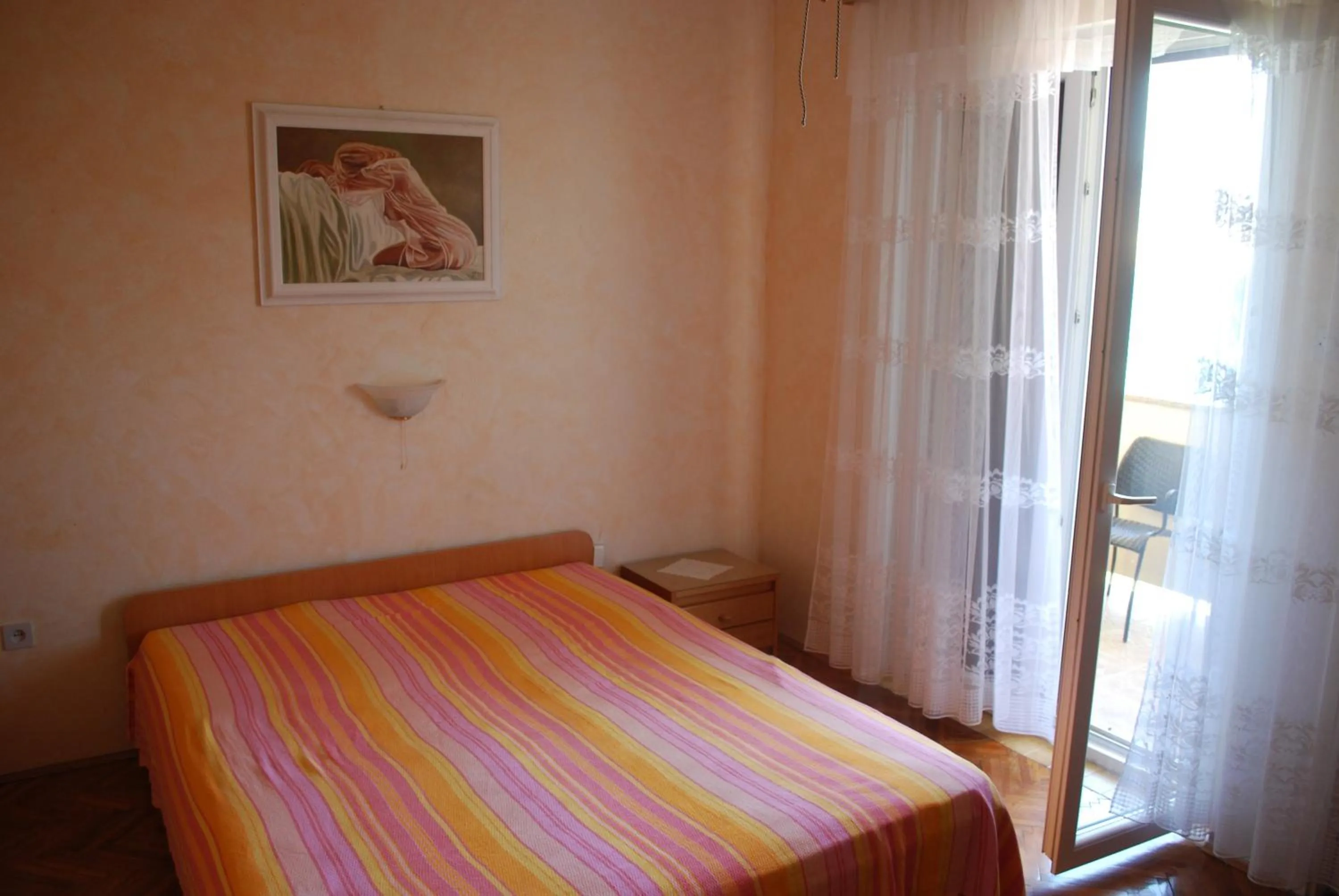 Bed in Rooms Villa Andreja