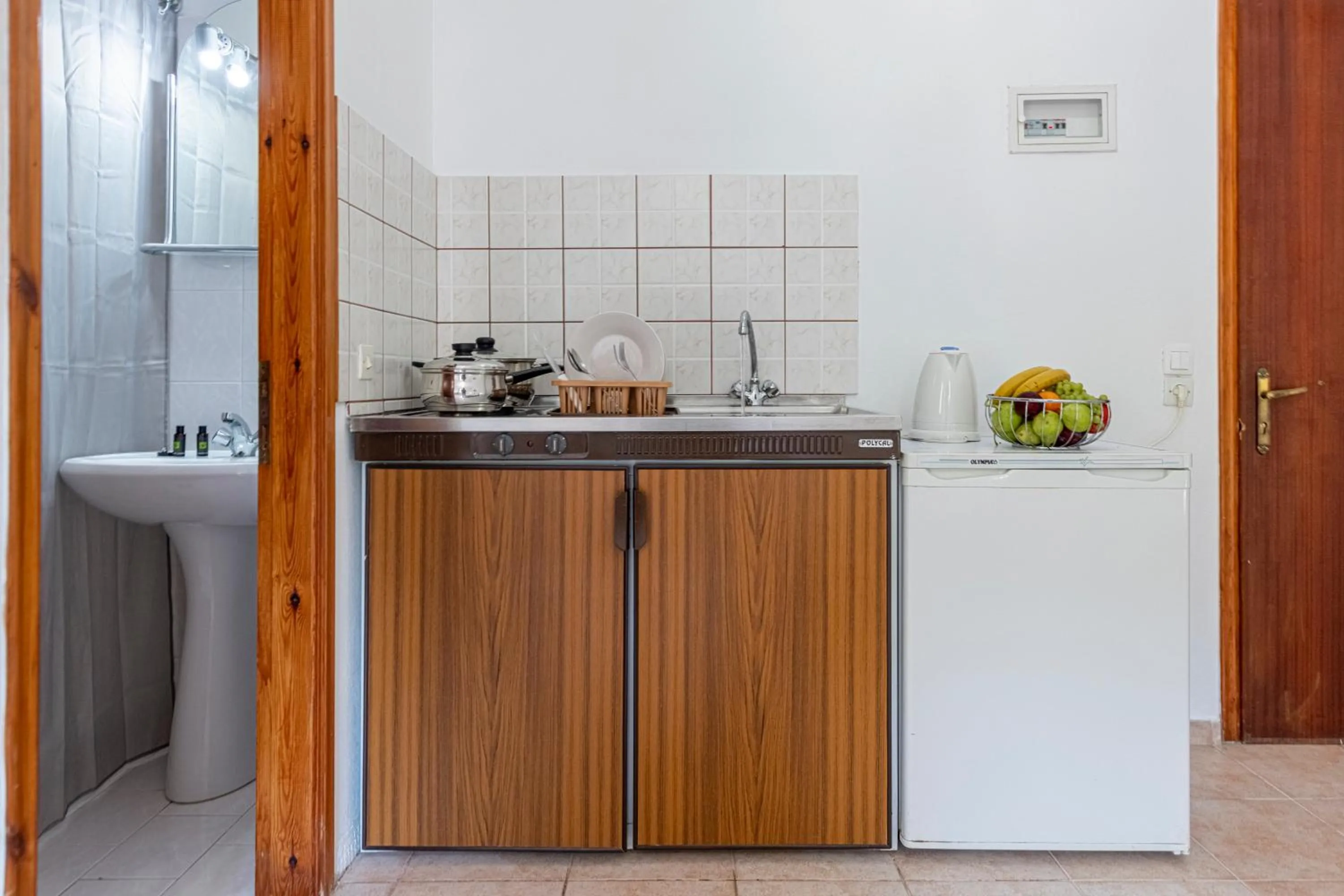 Kitchen or kitchenette in Faro Del Porto