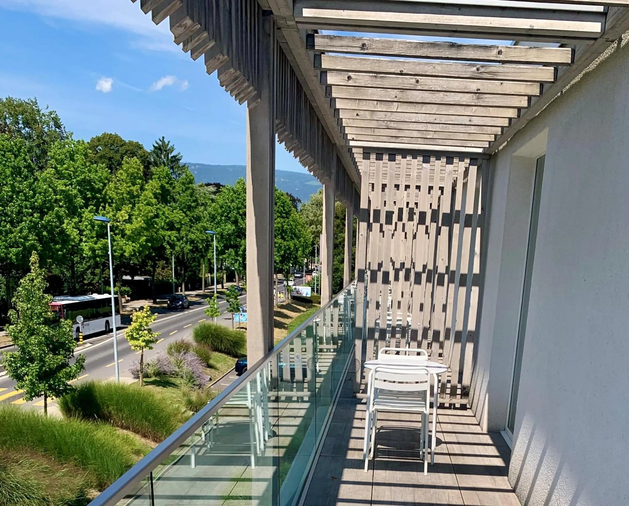 Balcony/Terrace in Hôtel de la Source Yverdon-les-Bains