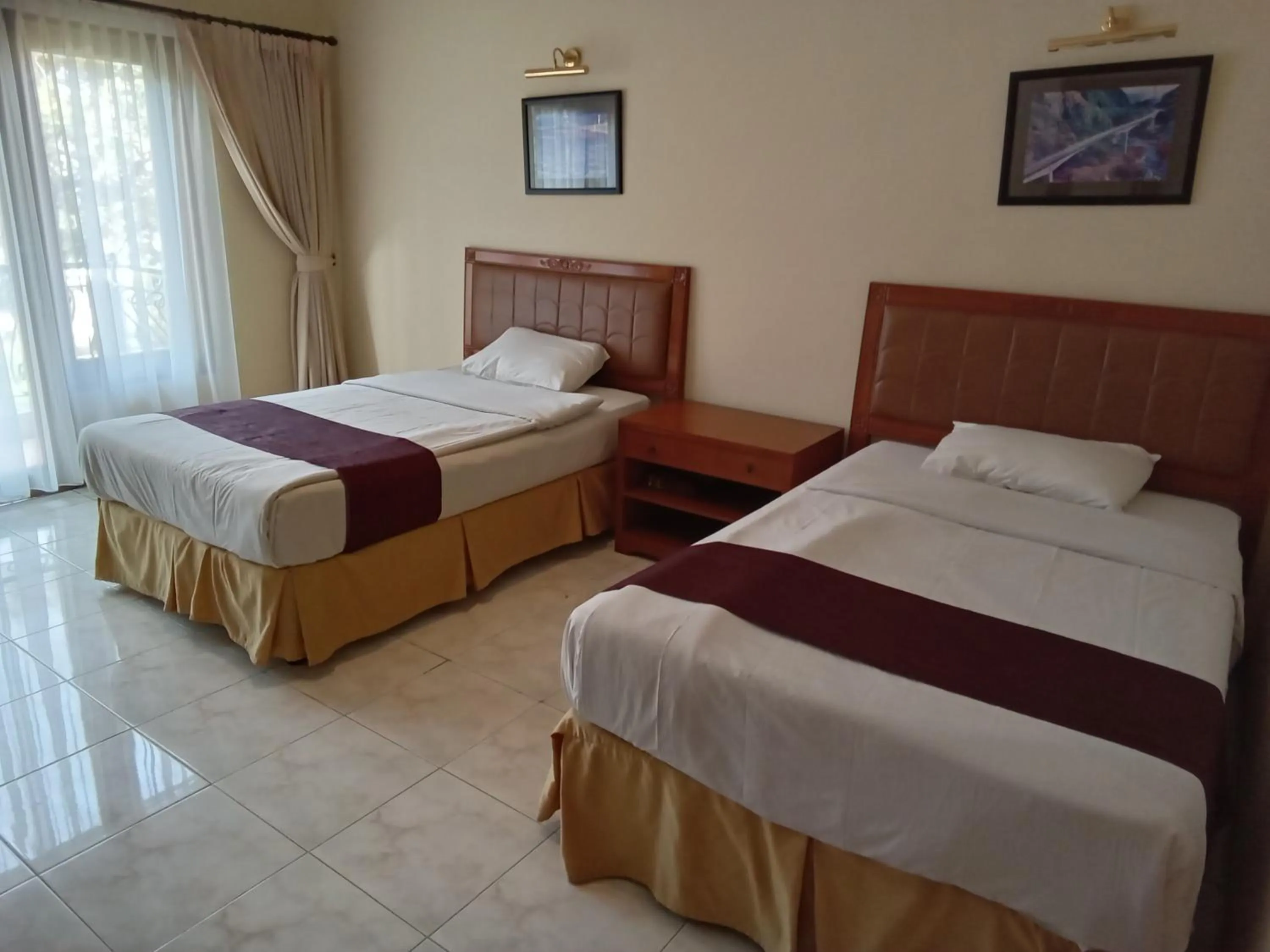 Bed in Resort Prima Cipayung