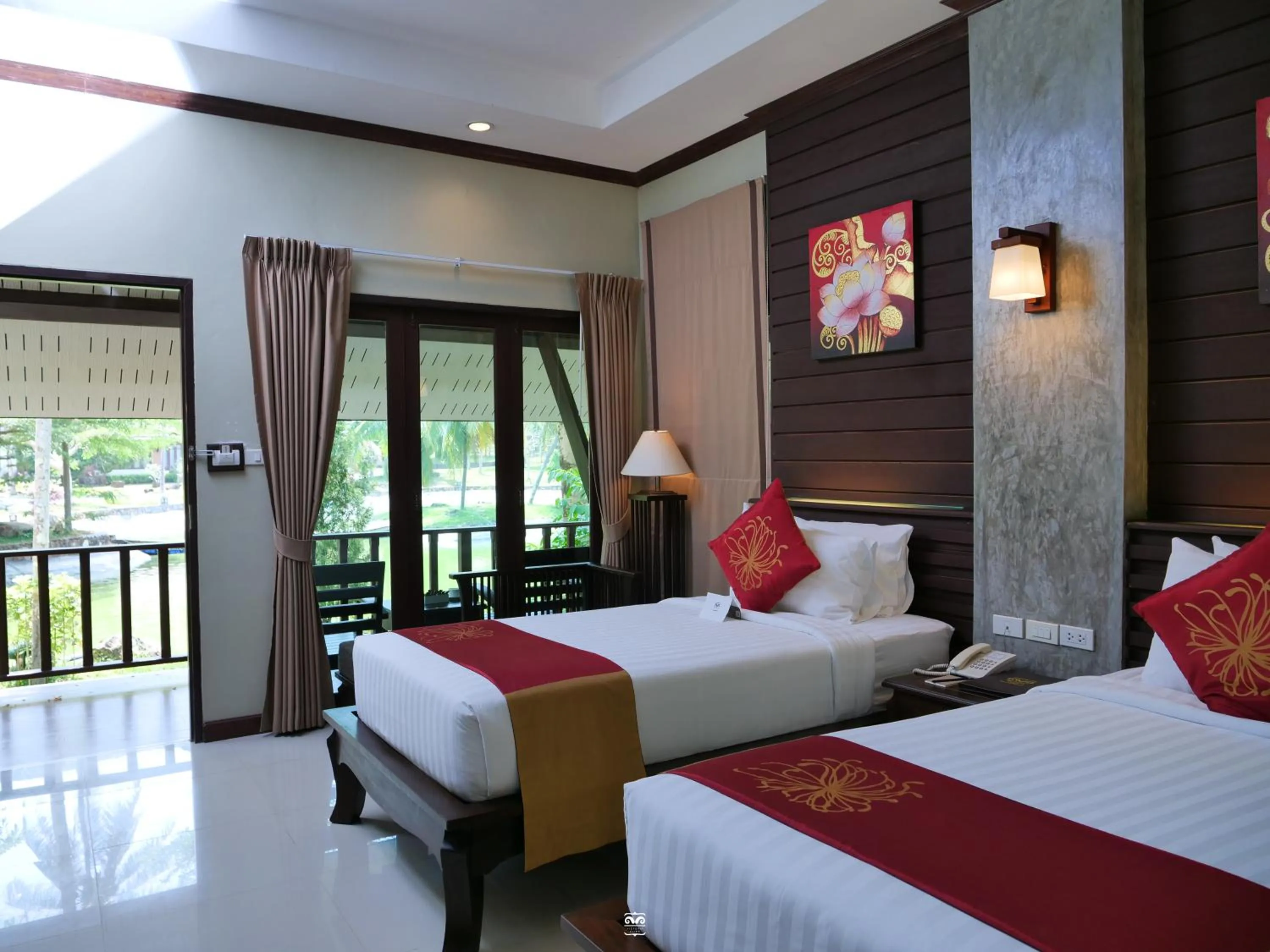 Bed in Victoria Cliff Hotel & Resort, Kawthaung