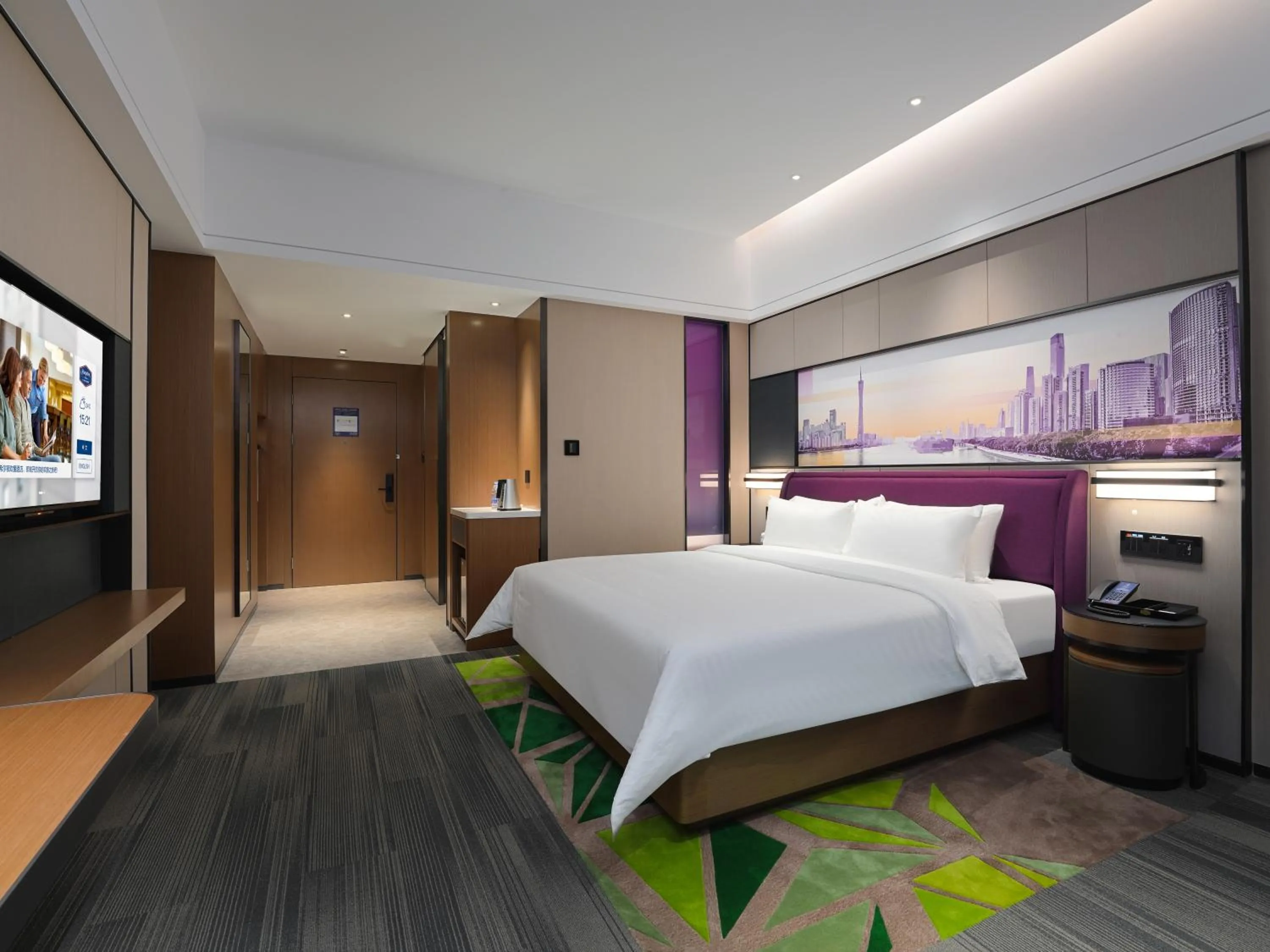Bed in Hampton by Hilton Guangzhou Wenchong